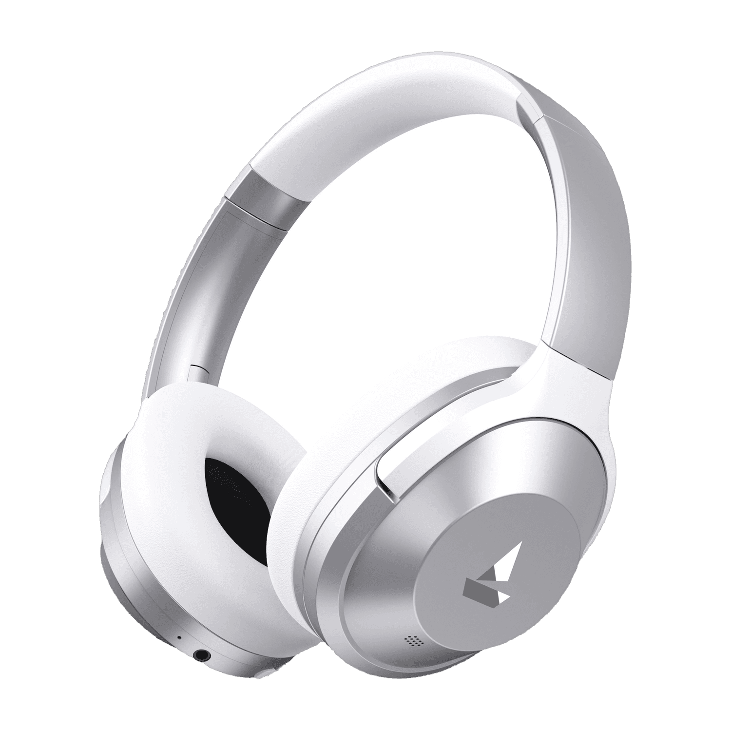 boAt Nirvanaa 751 ANC Hybrid Active Noise Cancellation Bluetooth Headset (Sterling Silver, On the Ear)