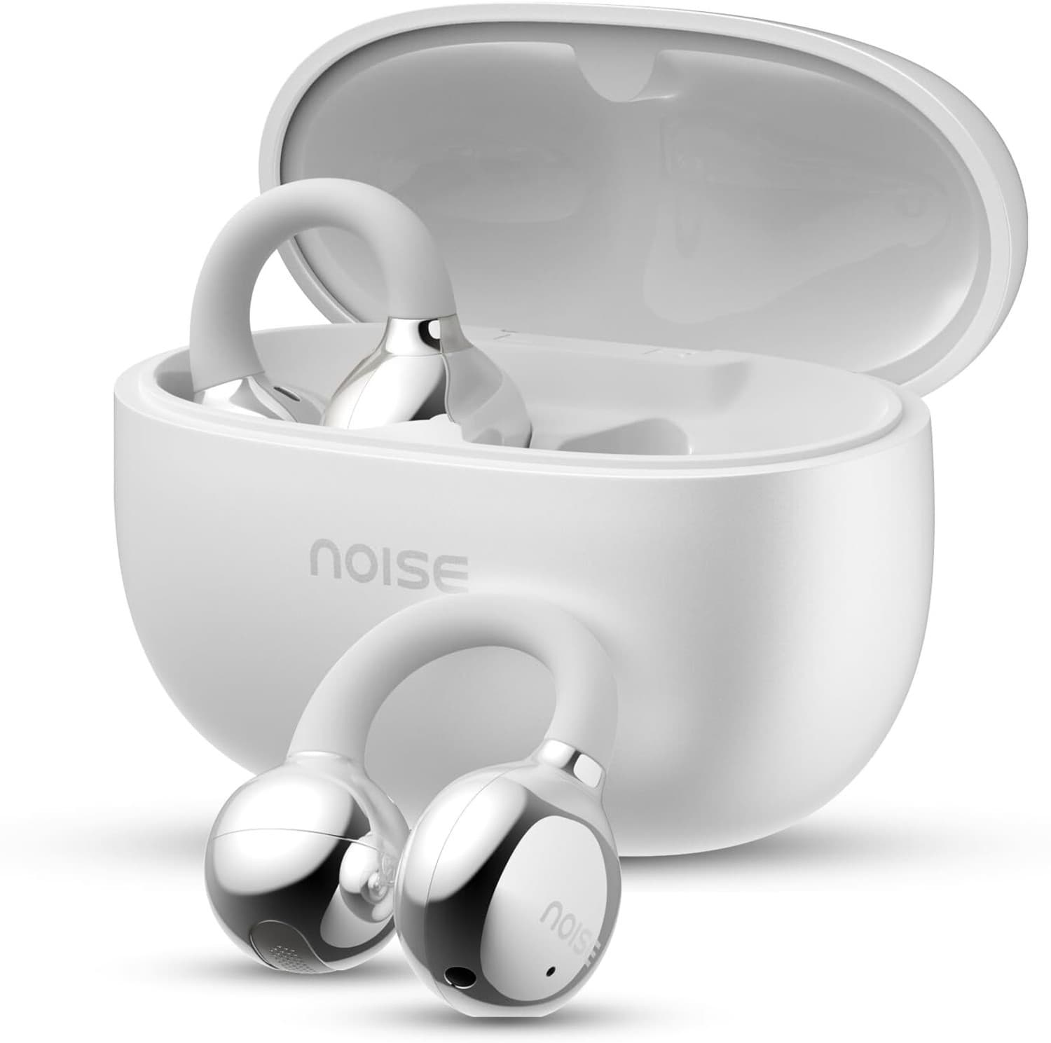 Noise Air clips with Dual Device Pairing, 40 Hours of Playtime with AirWave Technology Bluetooth