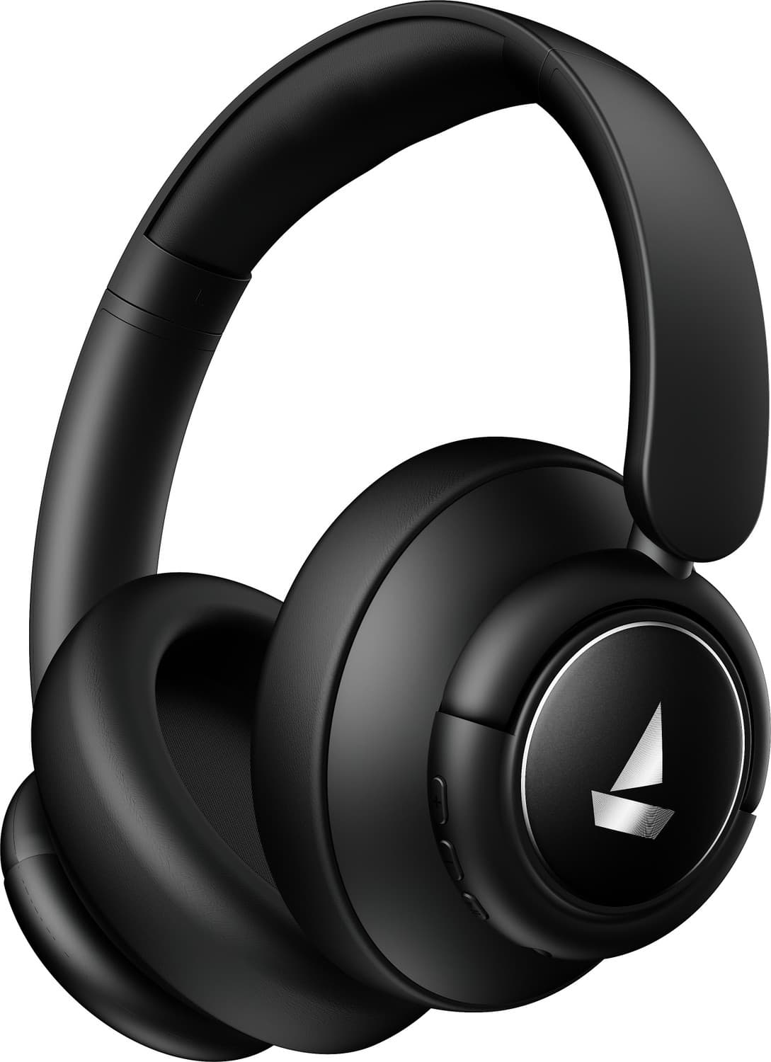 Rockerz Plus 450 40dB Hybrid ANC,Spatial Audio,80H Battery,ENx,(~40ms)BEAST Mode Bluetooth & Wired Headset (Black Sabre, On the Ear)