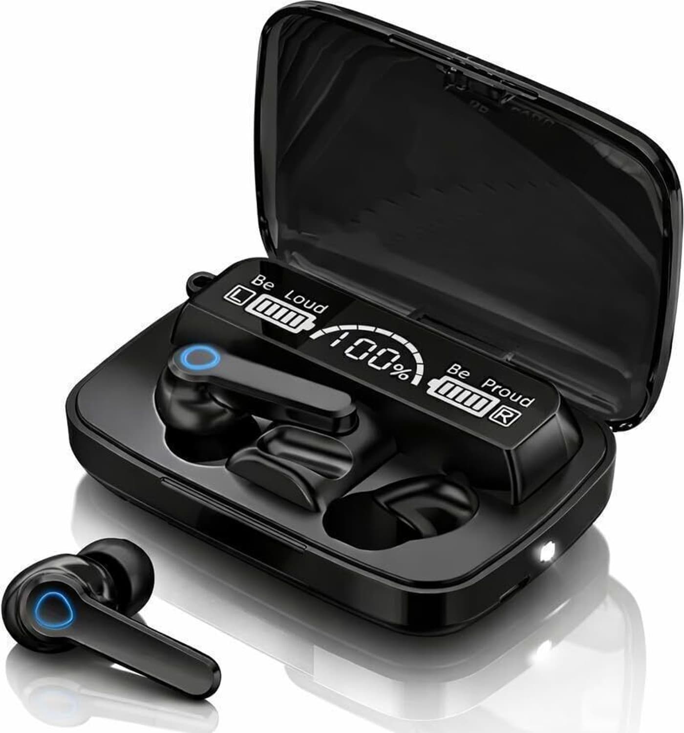 myxes New Edition TWS M19 Gaming Earbuds Bluetooth 5.0 Wireless LED Digital Display N8 Bluetooth Headset
