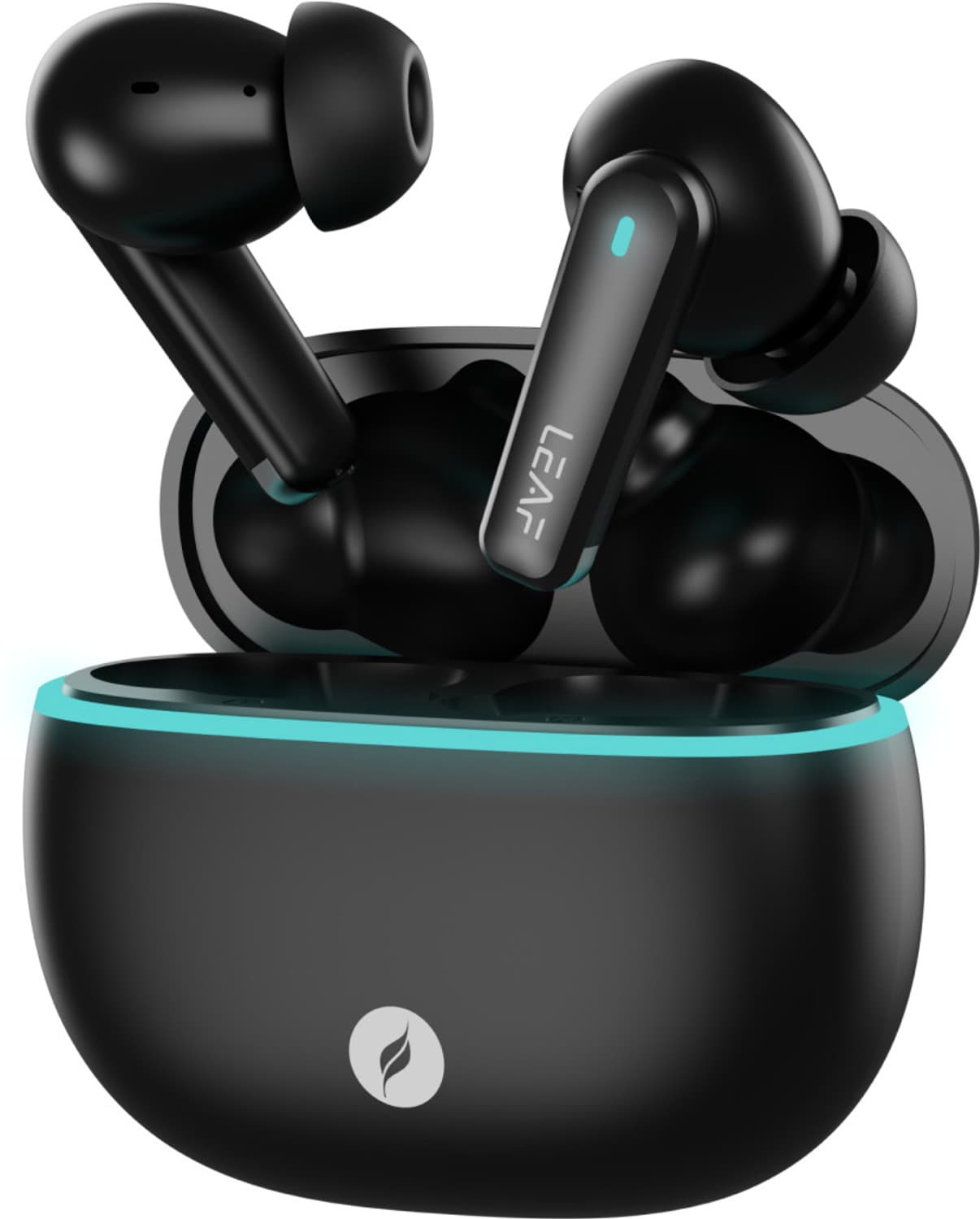 Leaf Buds X121 True Wireless, AI SOUND App,30H Playtime, Fast Charge,10mm Driver Bluetooth