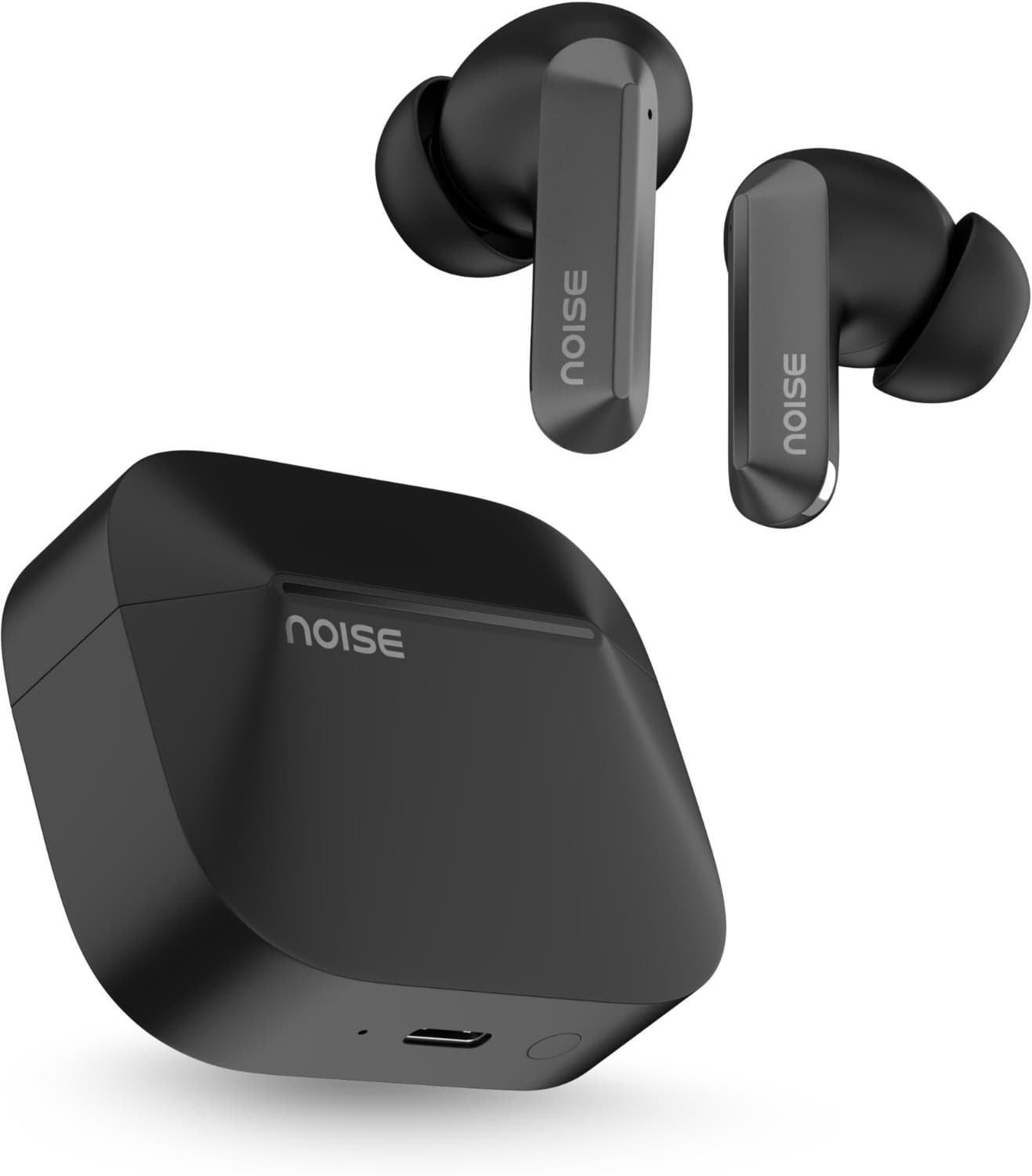 ALT Buds(S), 45Hrs Playtime, Quad mic ENC, App Support, Instacharge,Dual Pairing Bluetooth Headset (Chosen Black, True Wireless)