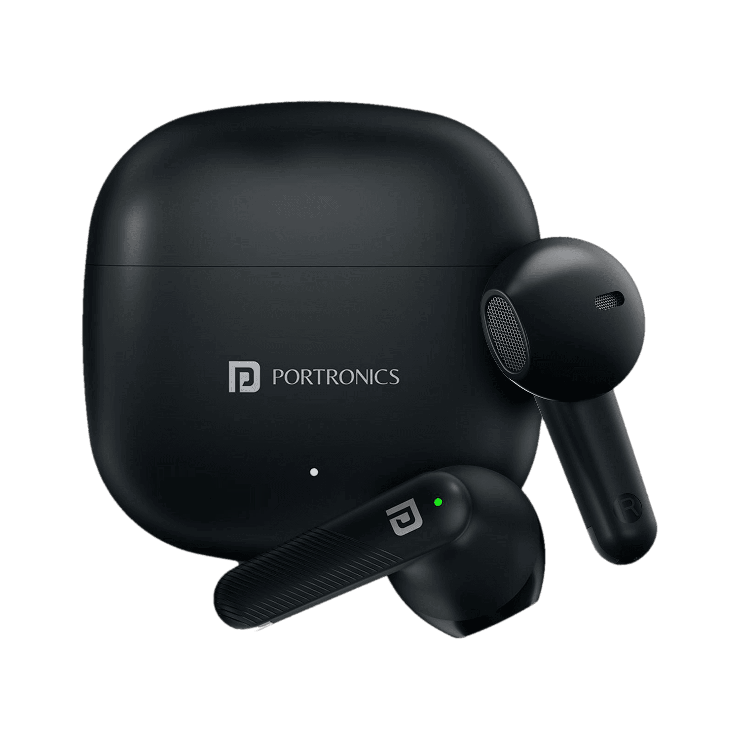 Portronics Harmonics Twins S18 Earbuds With 30H Playtime,Game/Music Mode,Touch Control Bluetooth