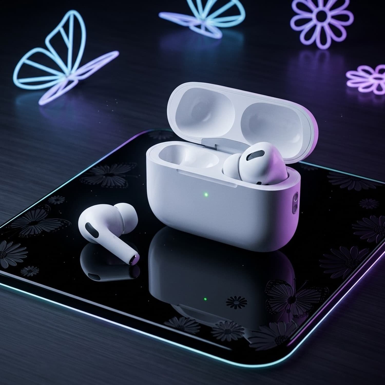 TWS Bluetooth Headset (White, True Wireless)