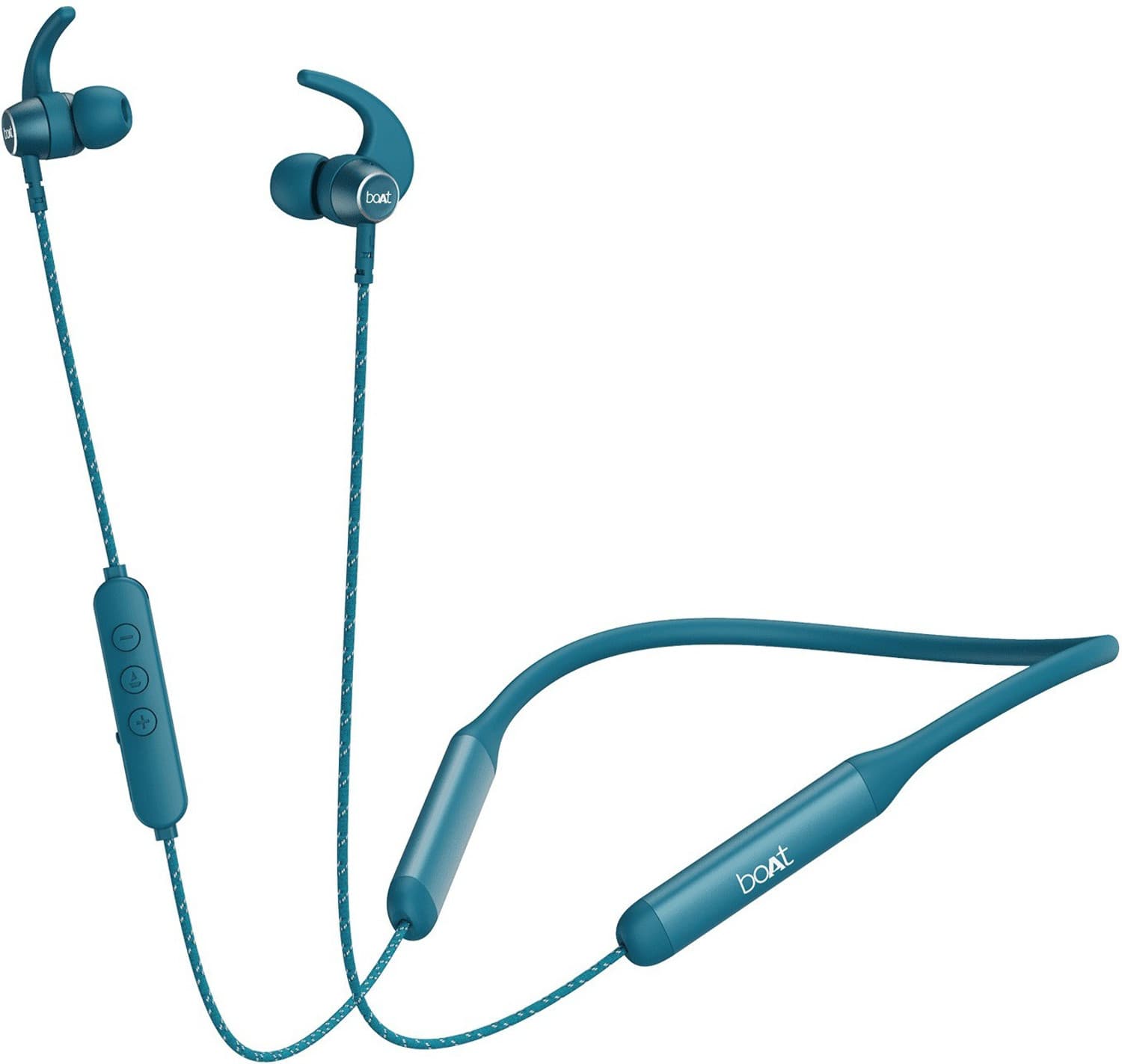 boAt Rockerz 333 Pro with 60 Hours Battery Bluetooth Headset (Teal Green, In the Ear)