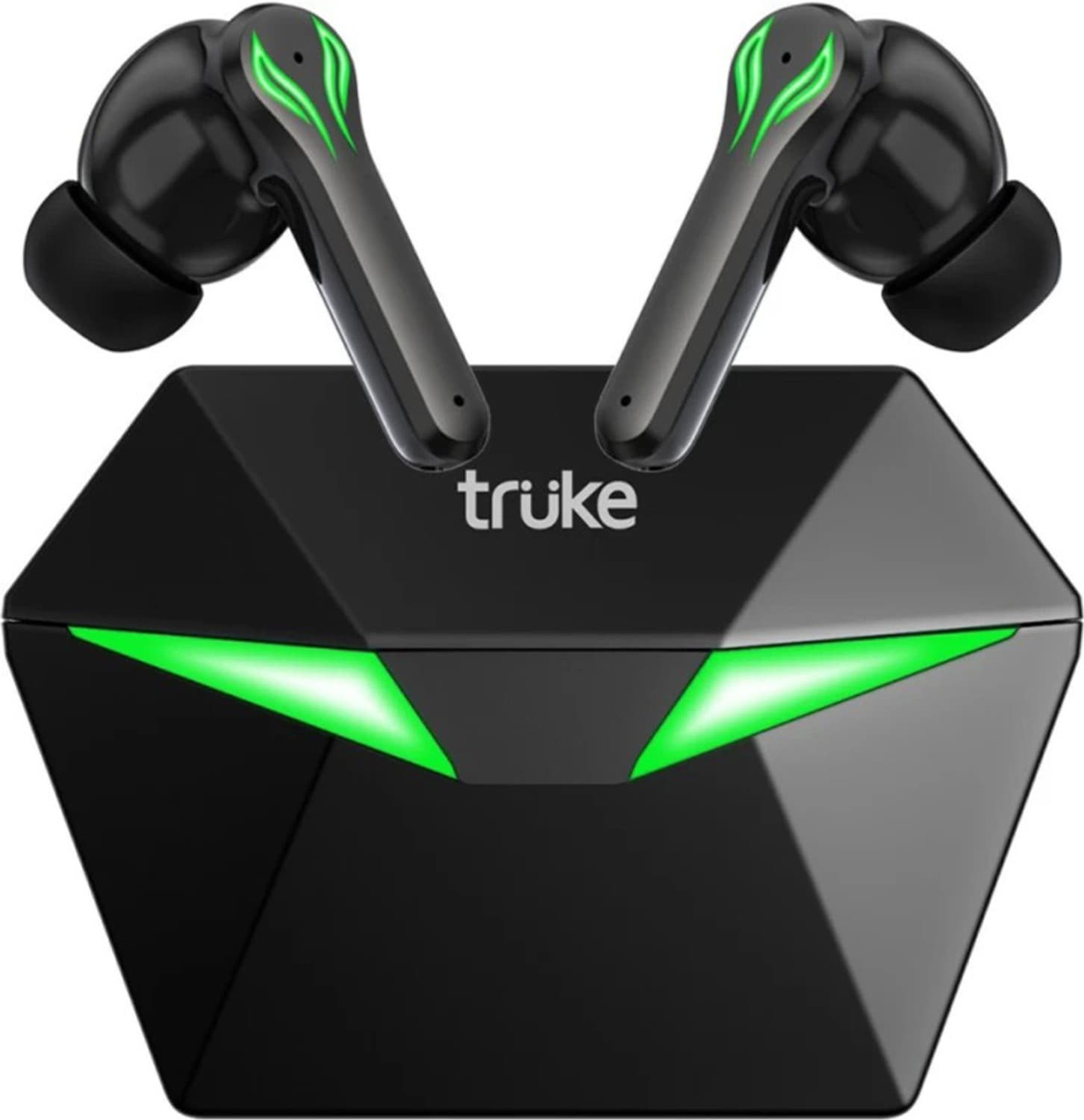 truke BTG1 Gaming earbuds with 60ms Low Latency | 13mm drivers with AAC codec Bluetooth Headset (Black, True Wireless)
