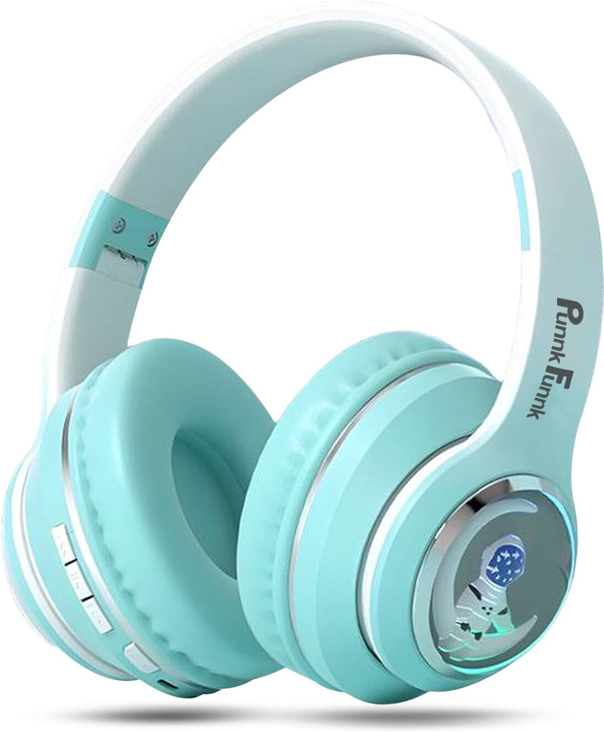 Astro Over-Ear Wireless Bluetooth Headphones | Noise Cancellation, 60H Battery Bluetooth Headset (GreenWhite, On the Ear)