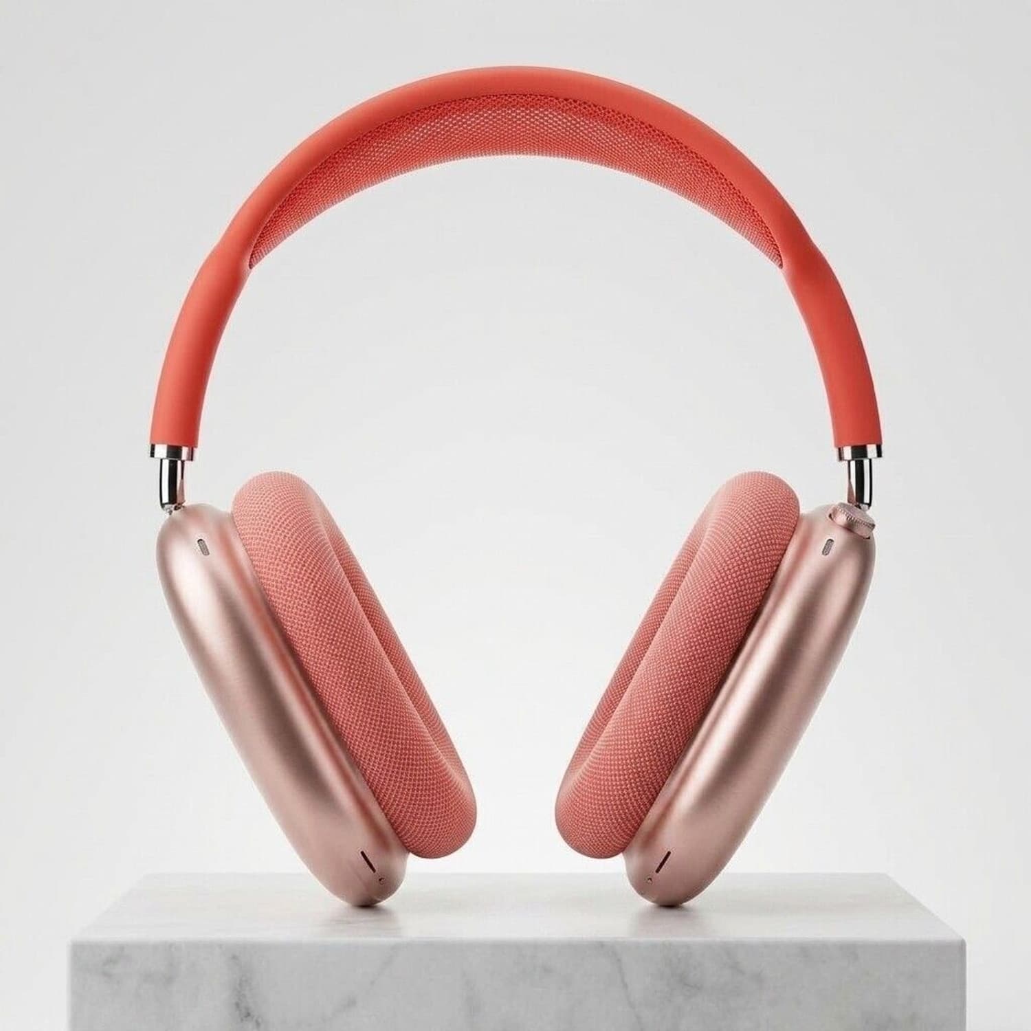 Wireless Audio Headphones with Adjustable Headband Bluetooth Headset (Pink, On the Ear)
