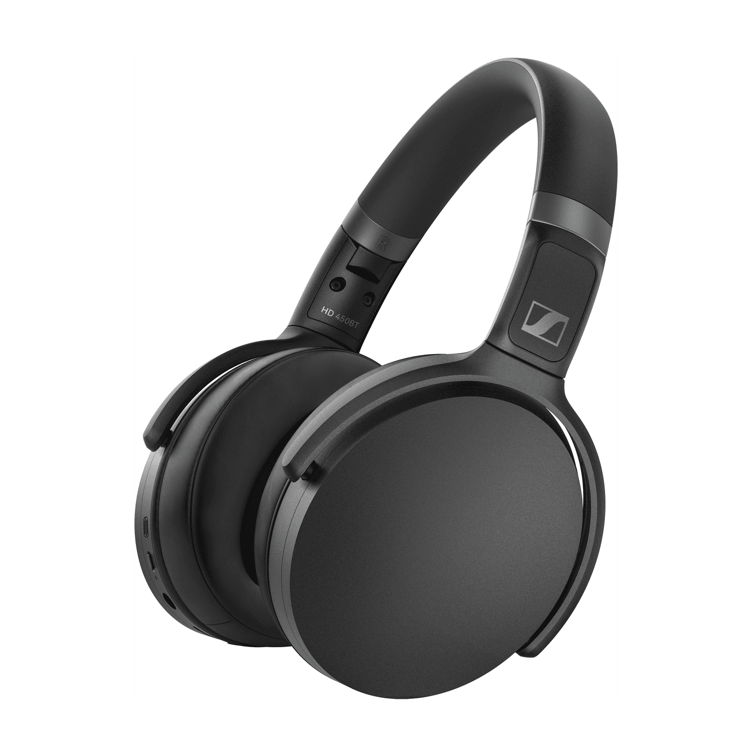 Sennheiser HD 450BT Active noise cancellation enabled Bluetooth Headset (Black, On the Ear)
