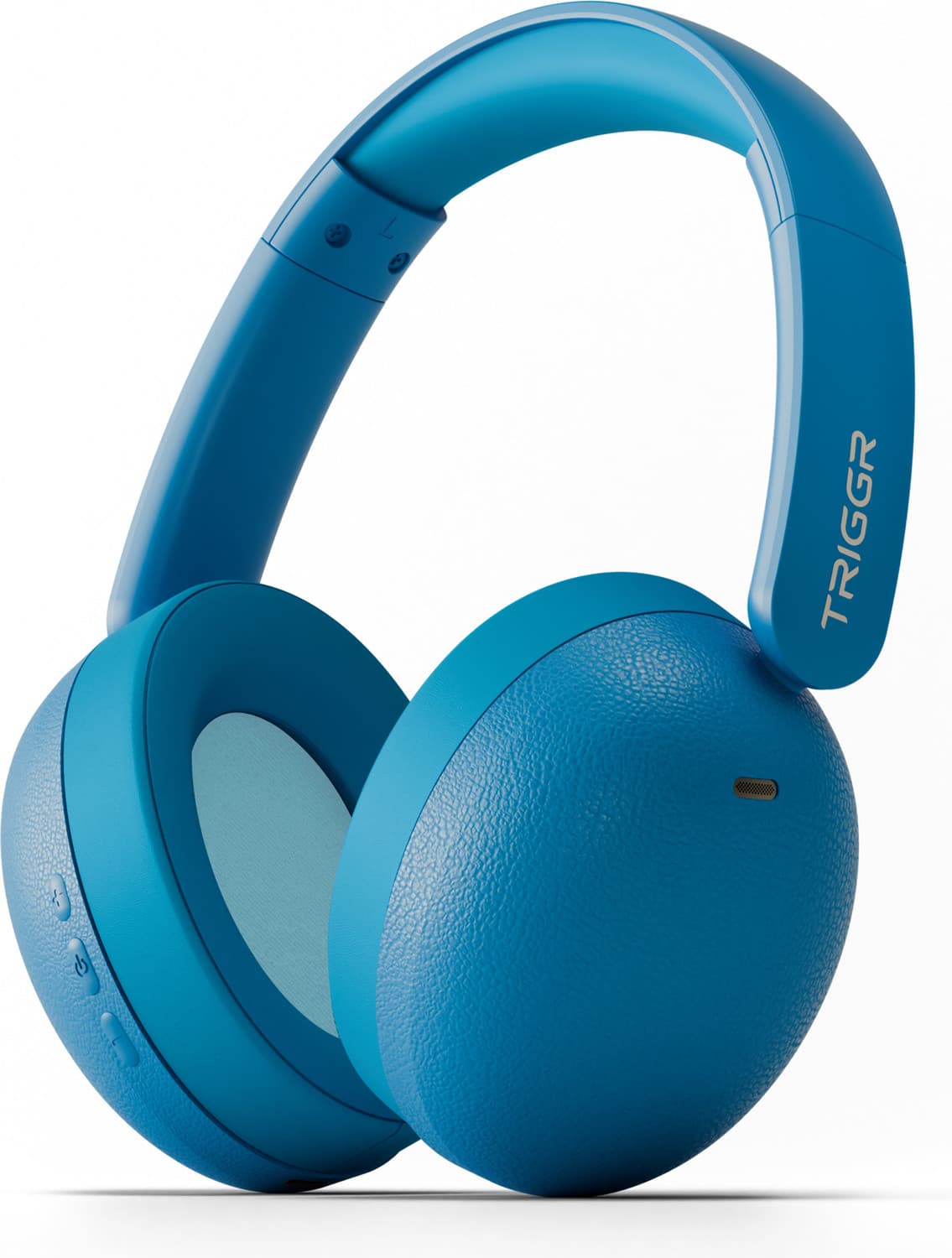 Punkheadz Z3 with Latest BT v6.0, 50H Battery, Dual Pairing, 40mm Drivers, ENC Bluetooth Headset (Aqua Blue, On the Ear)