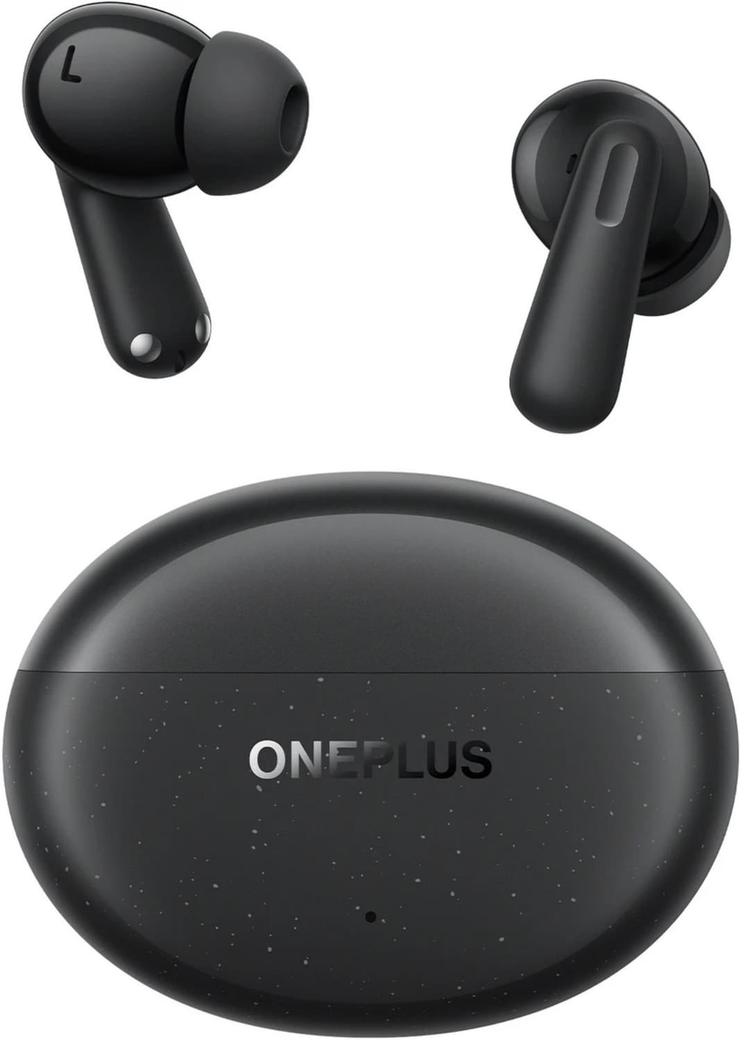 On_e P_lus N_ord B_uds 4 Pro TWS Earbuds with Upto 55dB Real-time ANC D4 Bluetooth Headset (Black, True Wireless)