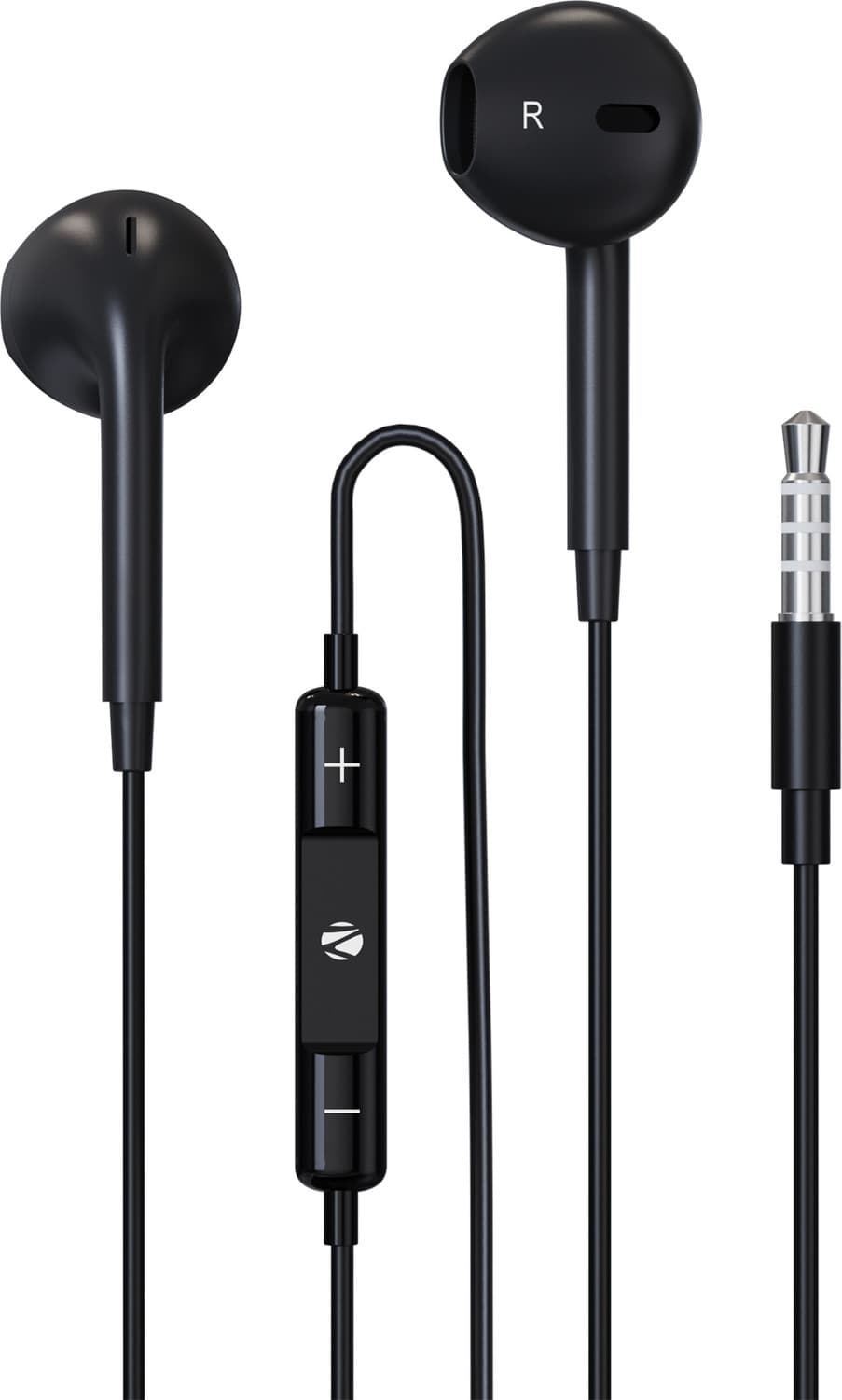 ZEBRONICS Zeb-Buds 30, with In-Line Mic, 3.5mm Jack, 14mm drivers, Volume Control, Durable Wired Headset