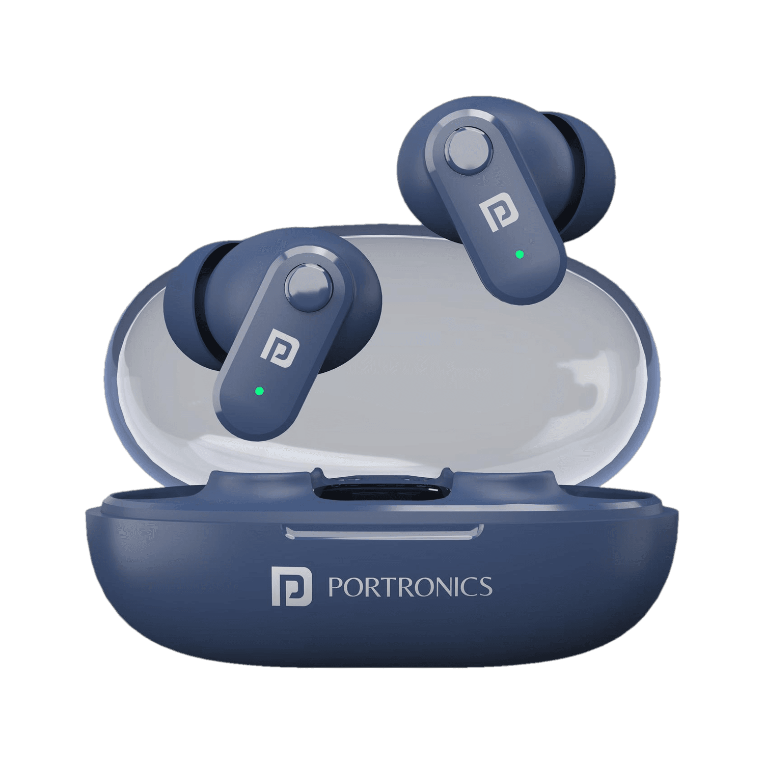 Portronics Harmonics Twins S16 in Ear Earbuds With Mic,24H Playtime,GameMode,Clear Calls Bluetooth Headset