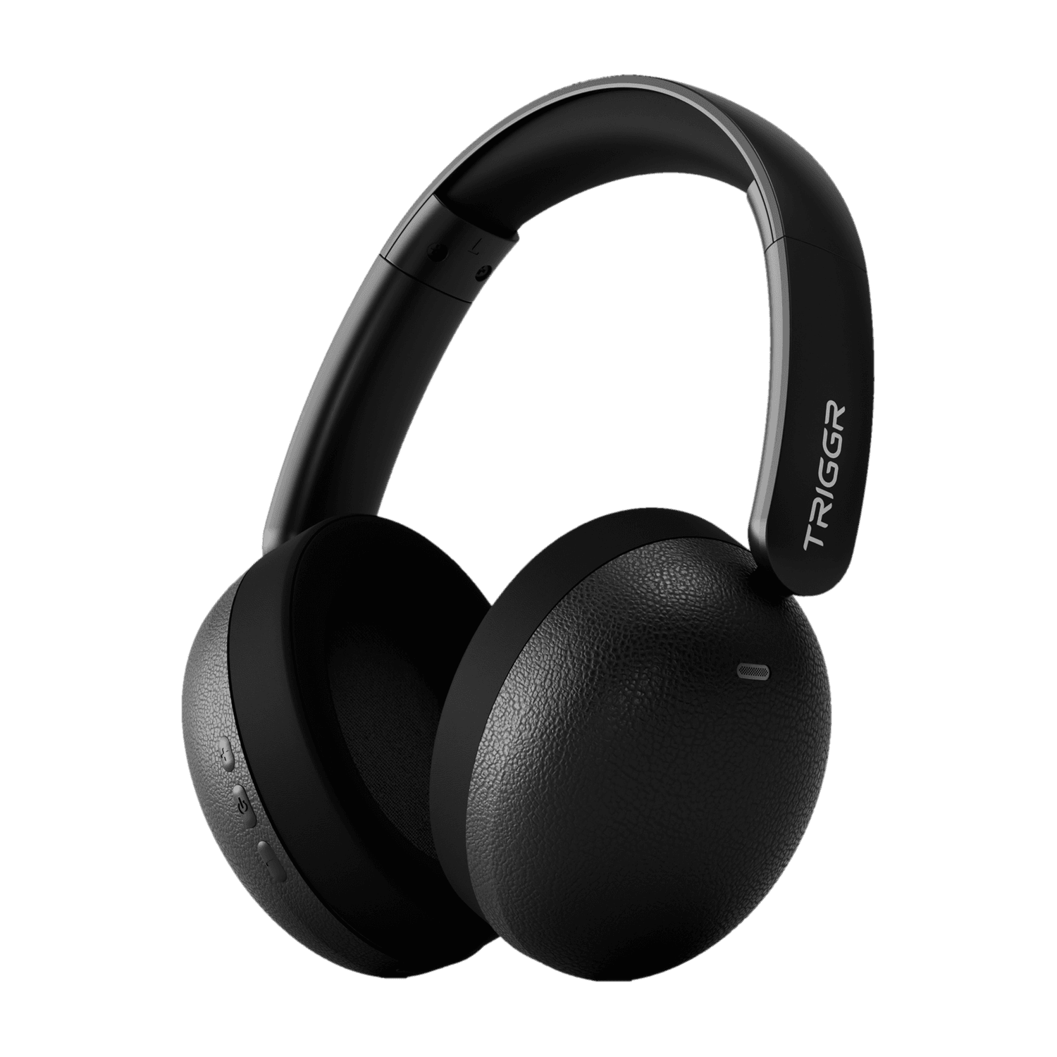 Punkheadz Z3 with Latest BT v6.0, 50H Battery, Dual Pairing, 40mm Drivers, ENC Bluetooth Headset (Carbon Black, On the Ear)