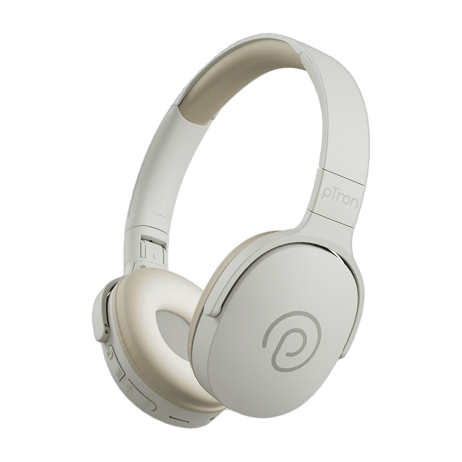 PTron Studio w/ 60hrs Playtime, HD Mic, 40mm Drivers, Dual-device Pairing, BT5.4 Bluetooth