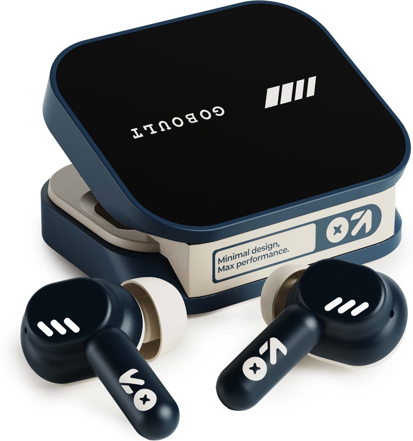 GOBOULT Tenet 75Hrs Battery, App Support, Dual Pairing, Quad Mic ENC, Boosted Bass, 5.4v Bluetooth