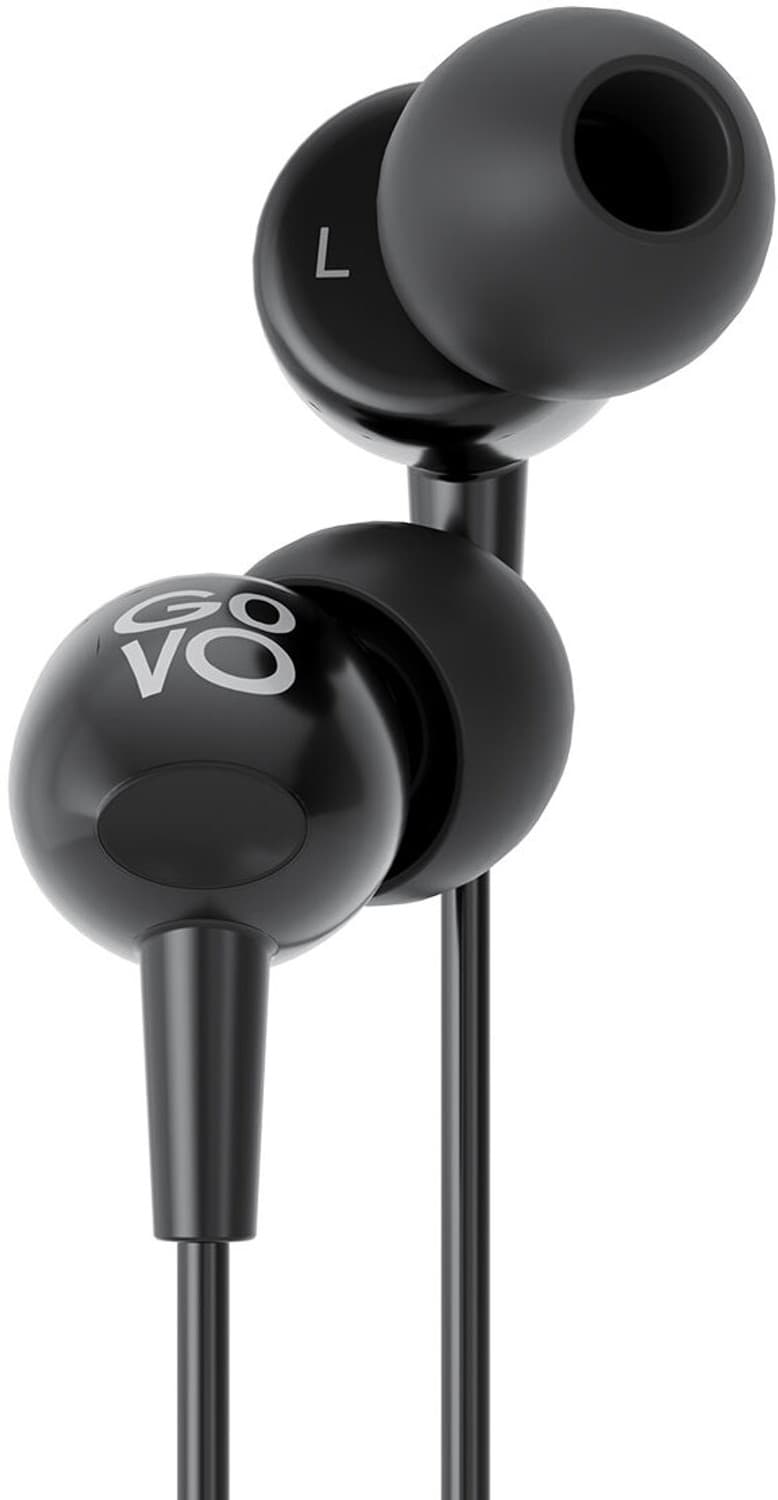 GOVO GOBASS 410 Powerful Bass with XL Drivers, HD Mic, Sleek Design Wired Headset