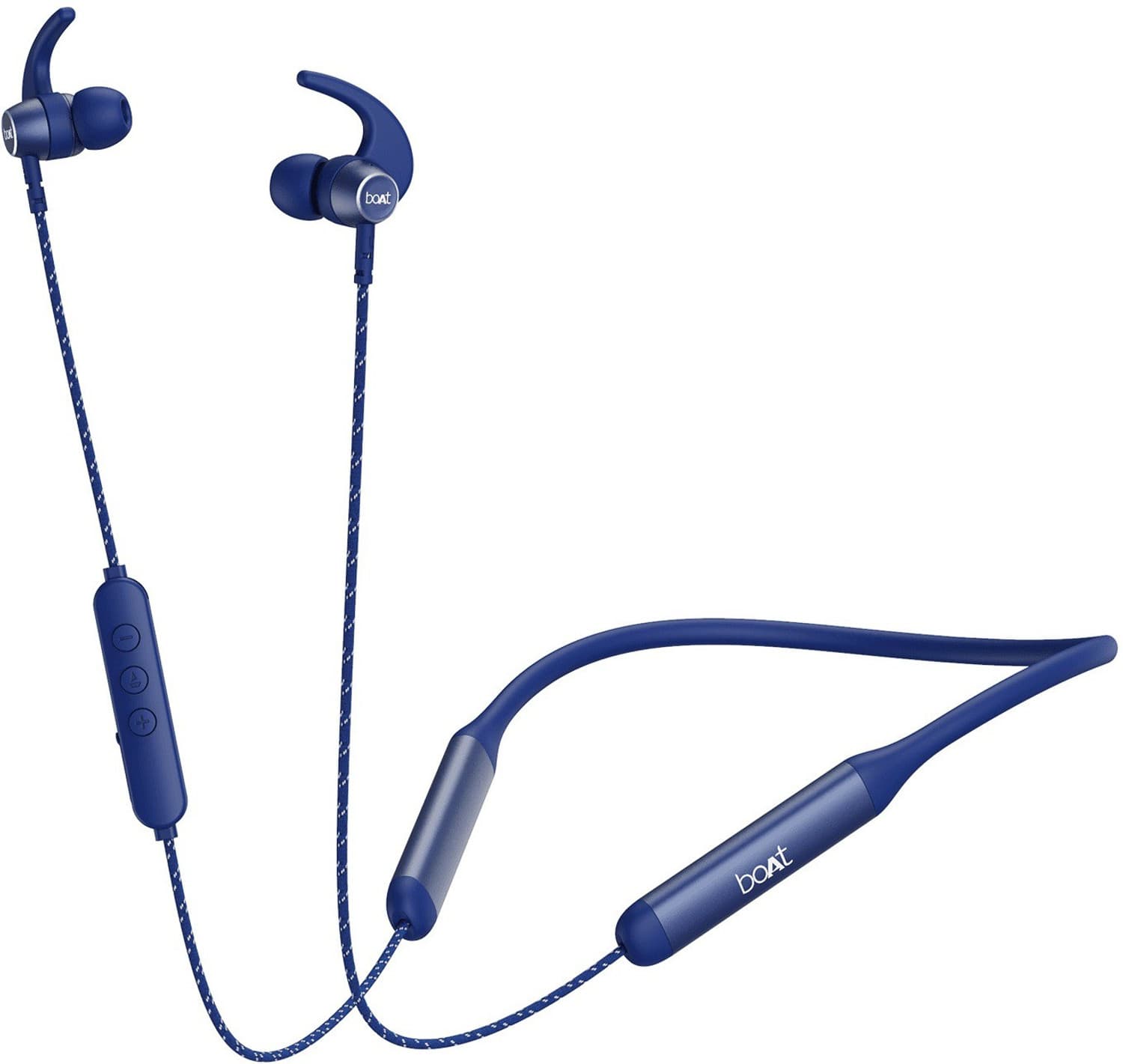 boAt Rockerz 333 Pro with 60 Hours Battery Bluetooth Headset (Navy Blue, In the Ear)