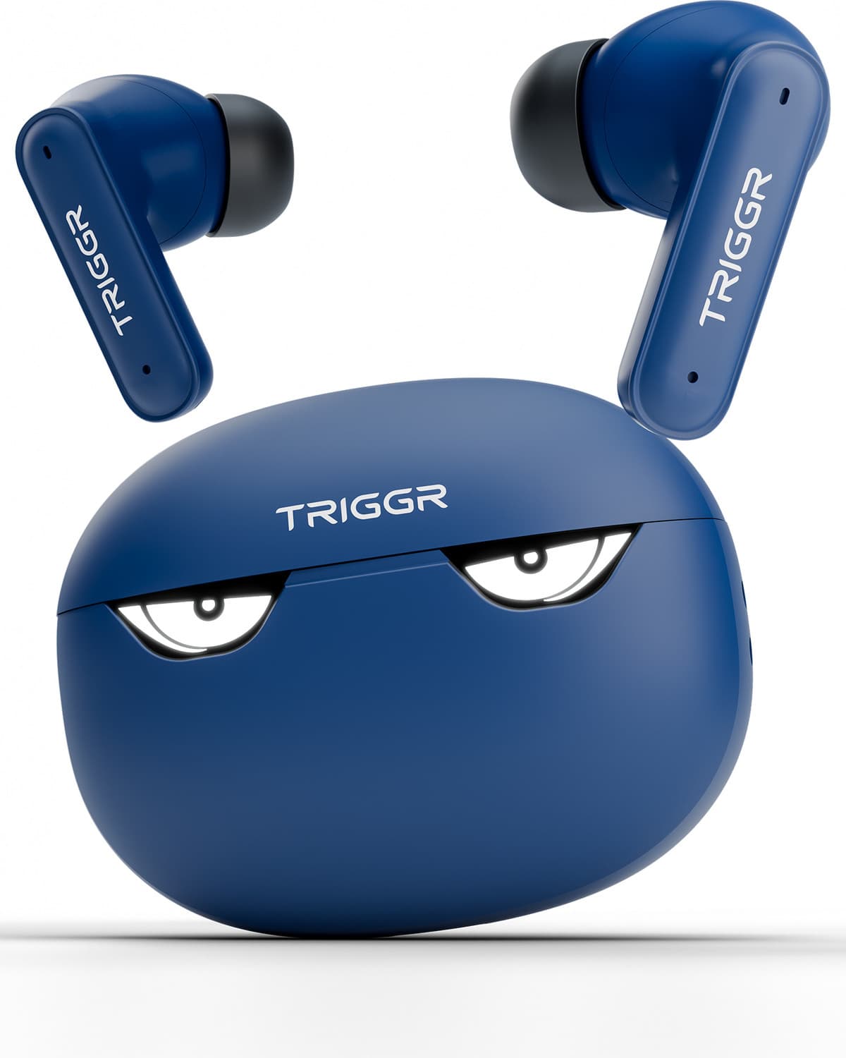 Kraken X5 with 50H Battery, BT v6.0, 40 ms Low Latency, 4-Mic ENC, Rapid Pairing Bluetooth Headset (Battle Blue, True Wireless)