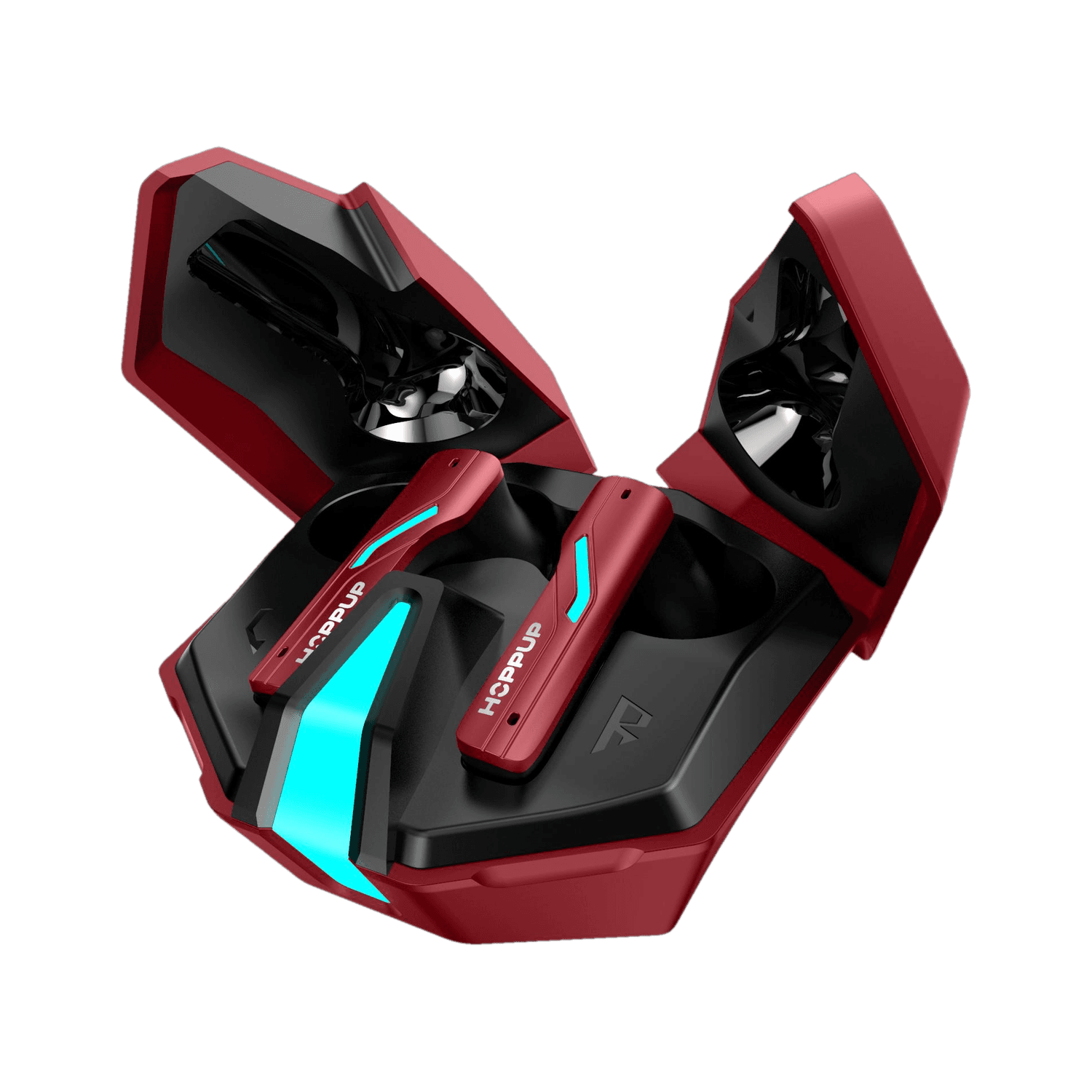 HOPPUP Xo6 Gaming Earbuds with 35MS Low Latency, RGB LED, 13MM DRIVERS & 50H PlayTime Bluetooth Headset