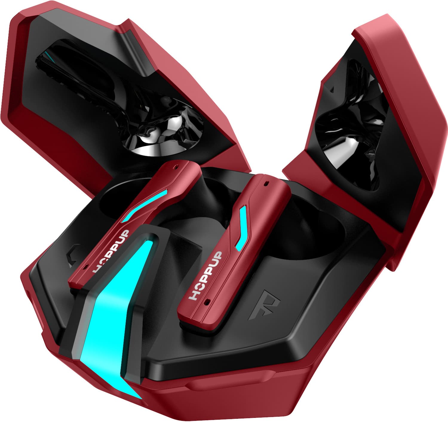 HOPPUP Xo6 Gaming Earbuds with 35MS Low Latency, RGB LED, 13MM DRIVERS & 50H PlayTime Bluetooth Headset