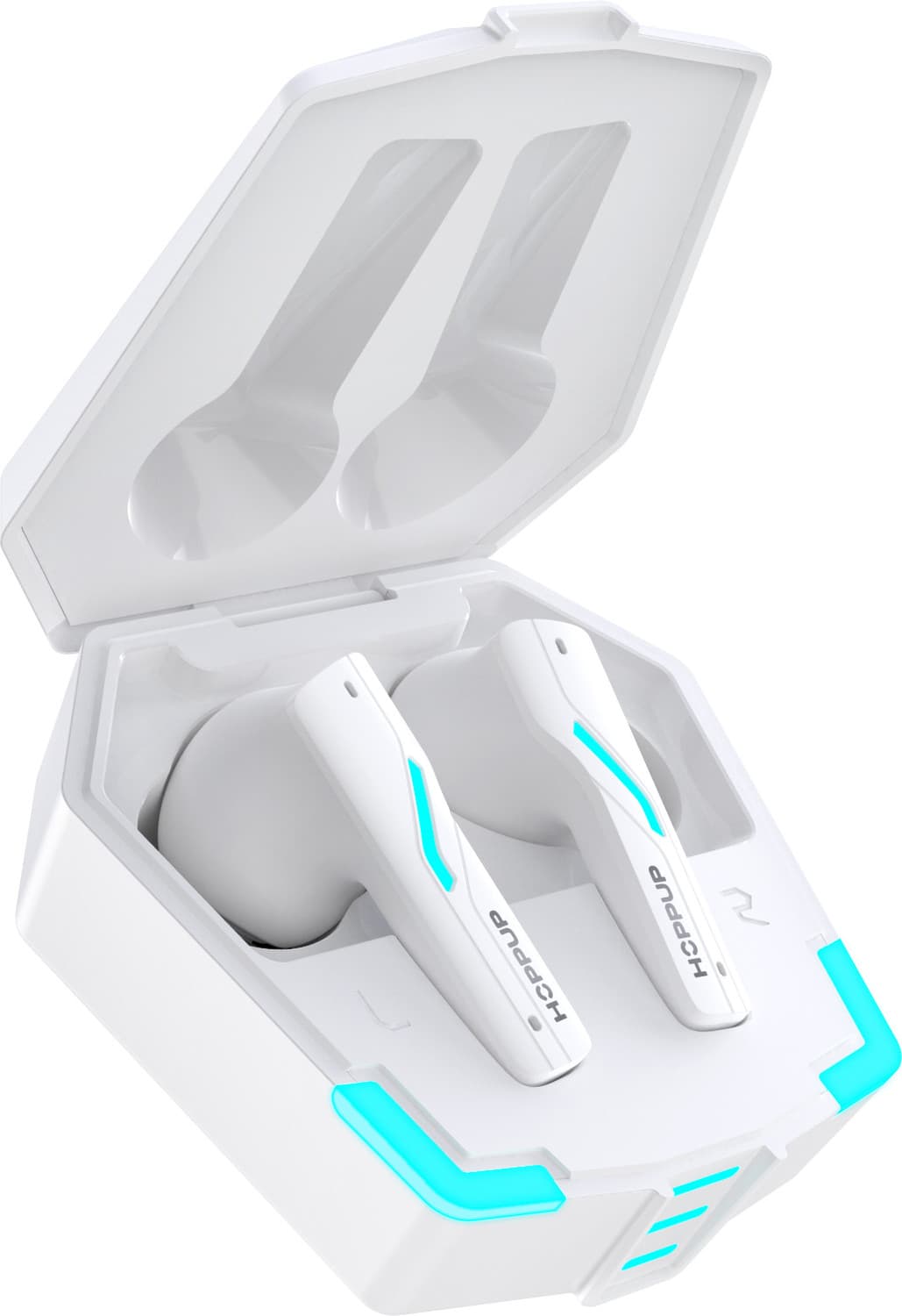 HOPPUP Predator Xo4 Gaming Earbuds with 35MS Low Latency,50H PlayTime,13MM Drivers,ENC Bluetooth Headset