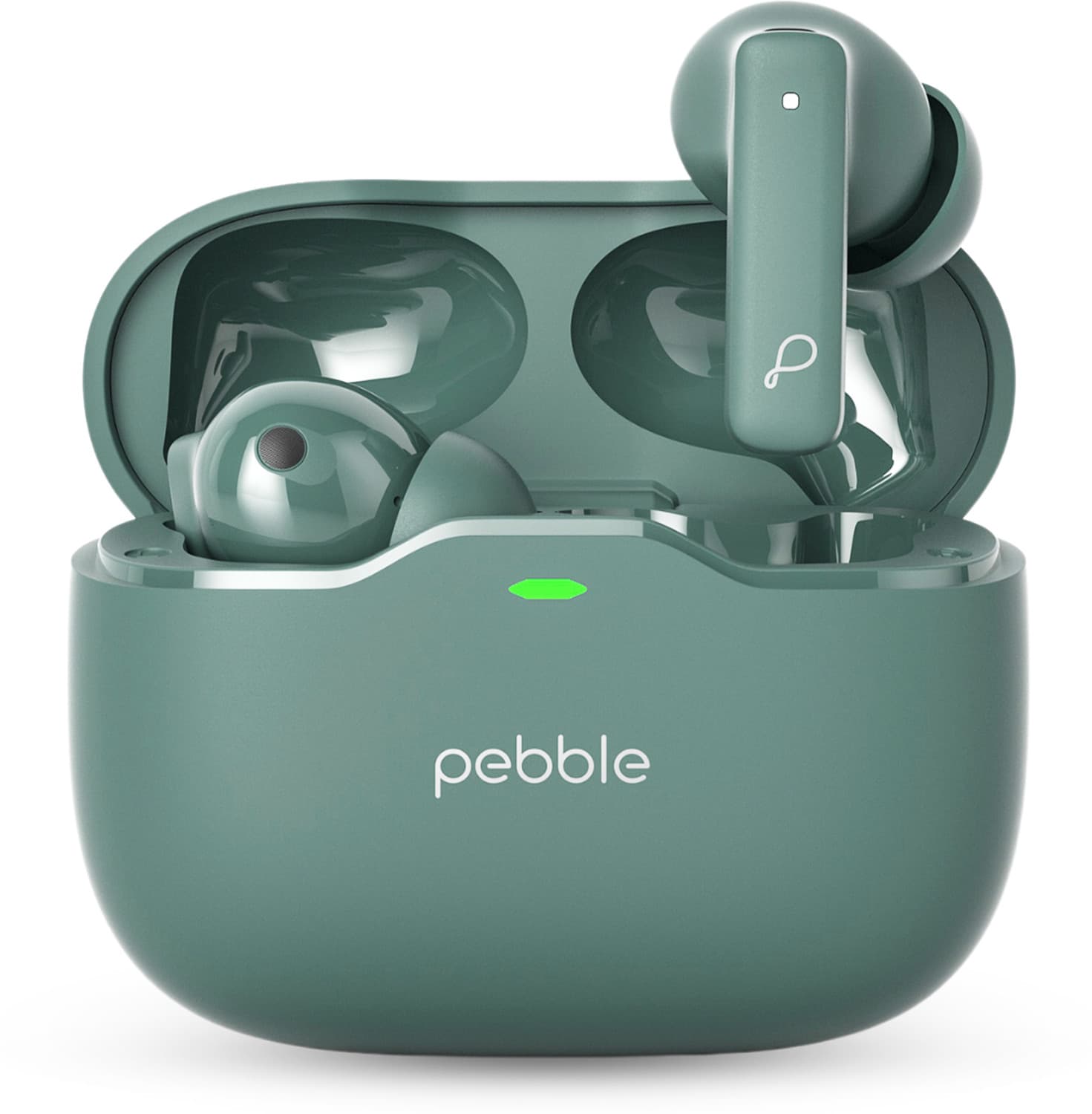 Pebble BlissBuds Ultra with Deep Bass, ANC, ENC Quad Mic, Dual Pairing, Clear Voice Bluetooth Headset