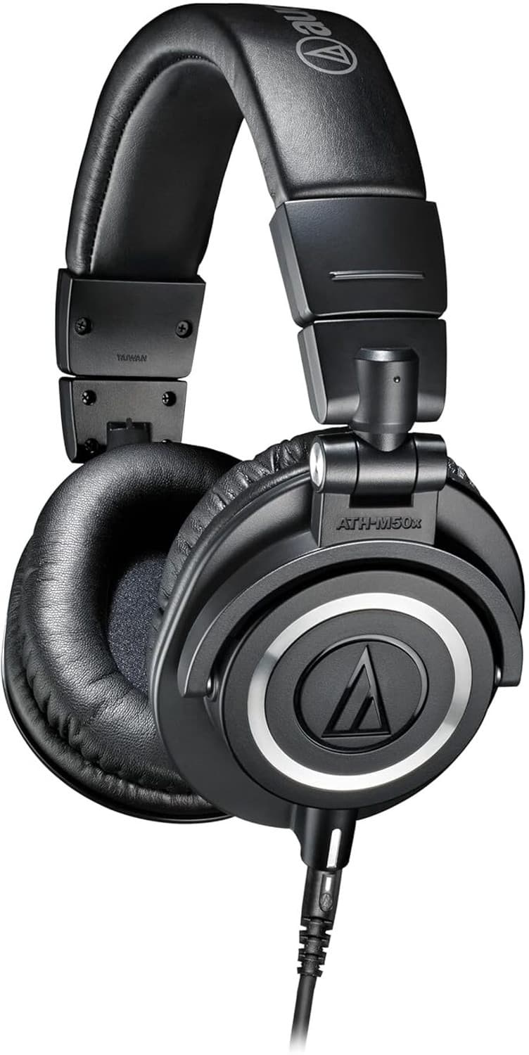 audio-technica ATH-M50X Professional Monitor Wired without Mic