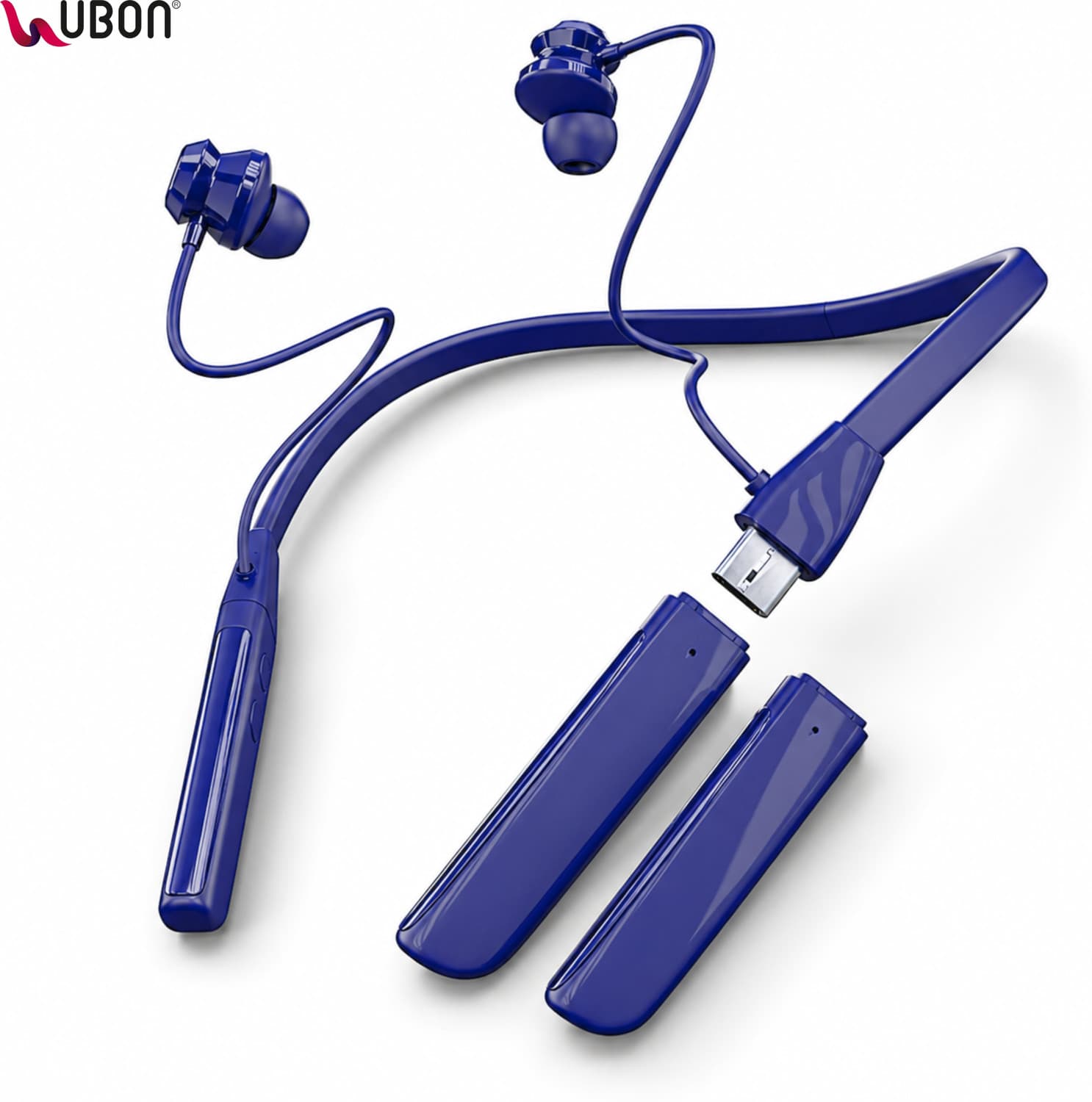 delphine CL-35 Wireless Neckband | Extra Detachable Battery Magnetic ON/OFF Function Bluetooth