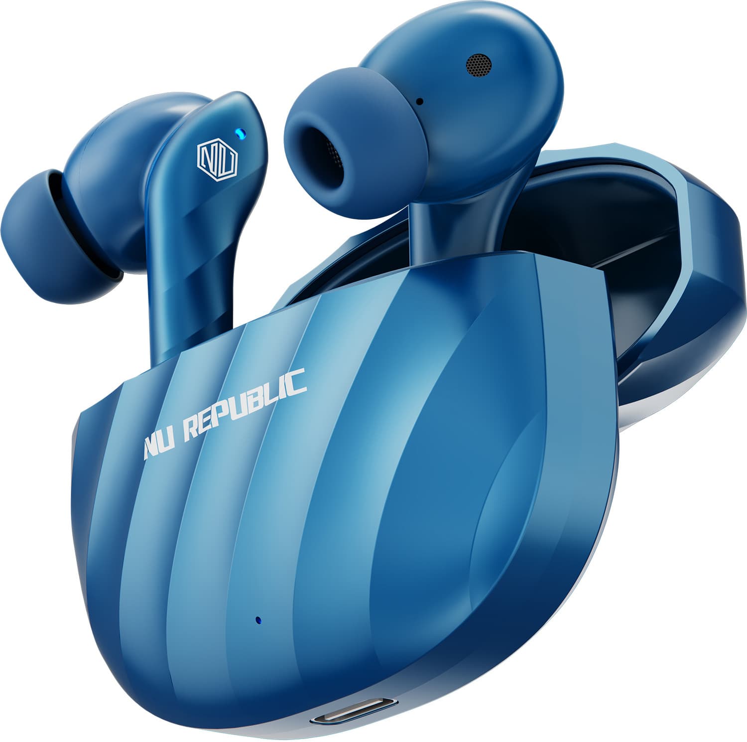 Nu Republic Epic Extreme with 72 hrs Playtime, X-Bass Technology, ENC Quad Mics, BT V5.3 Bluetooth Headset