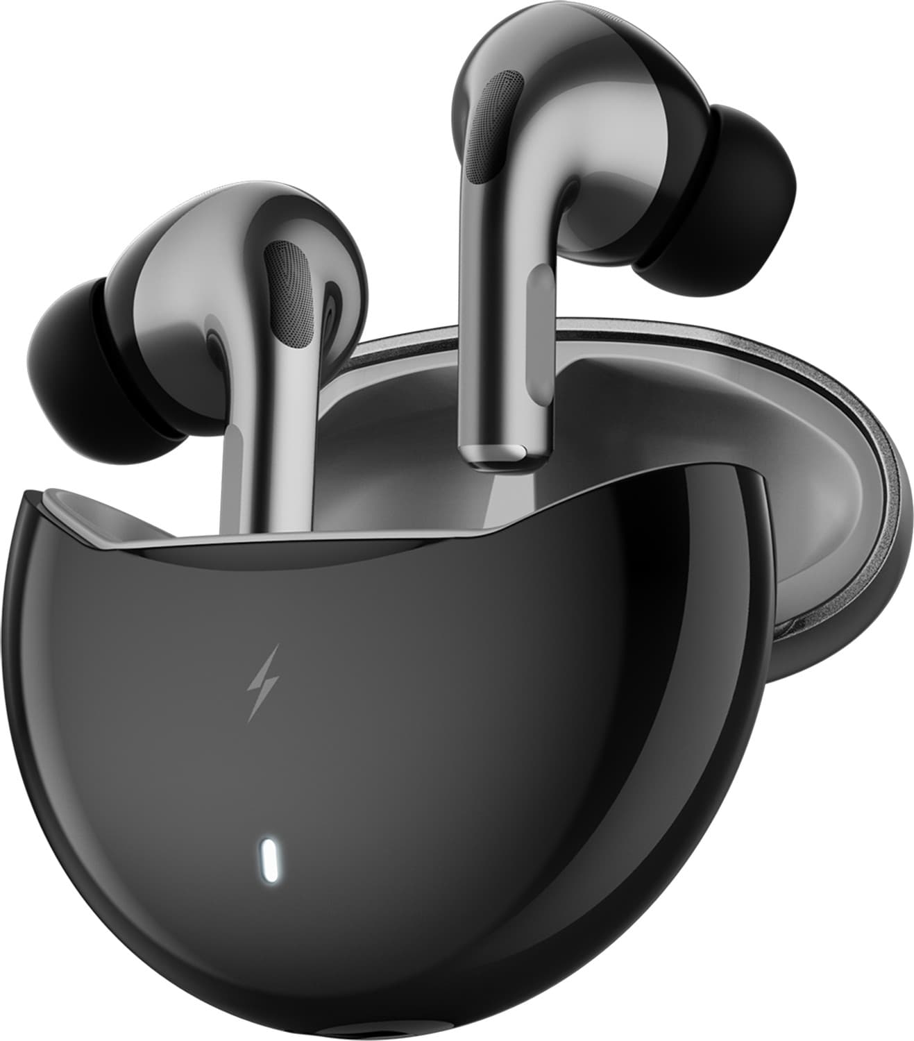 Aero Pro TWS Earbuds, Custom EQ Profiles, 50H Battery, Quad Mic ENC, BT 5.4 Bluetooth Headset (Grey, True Wireless)
