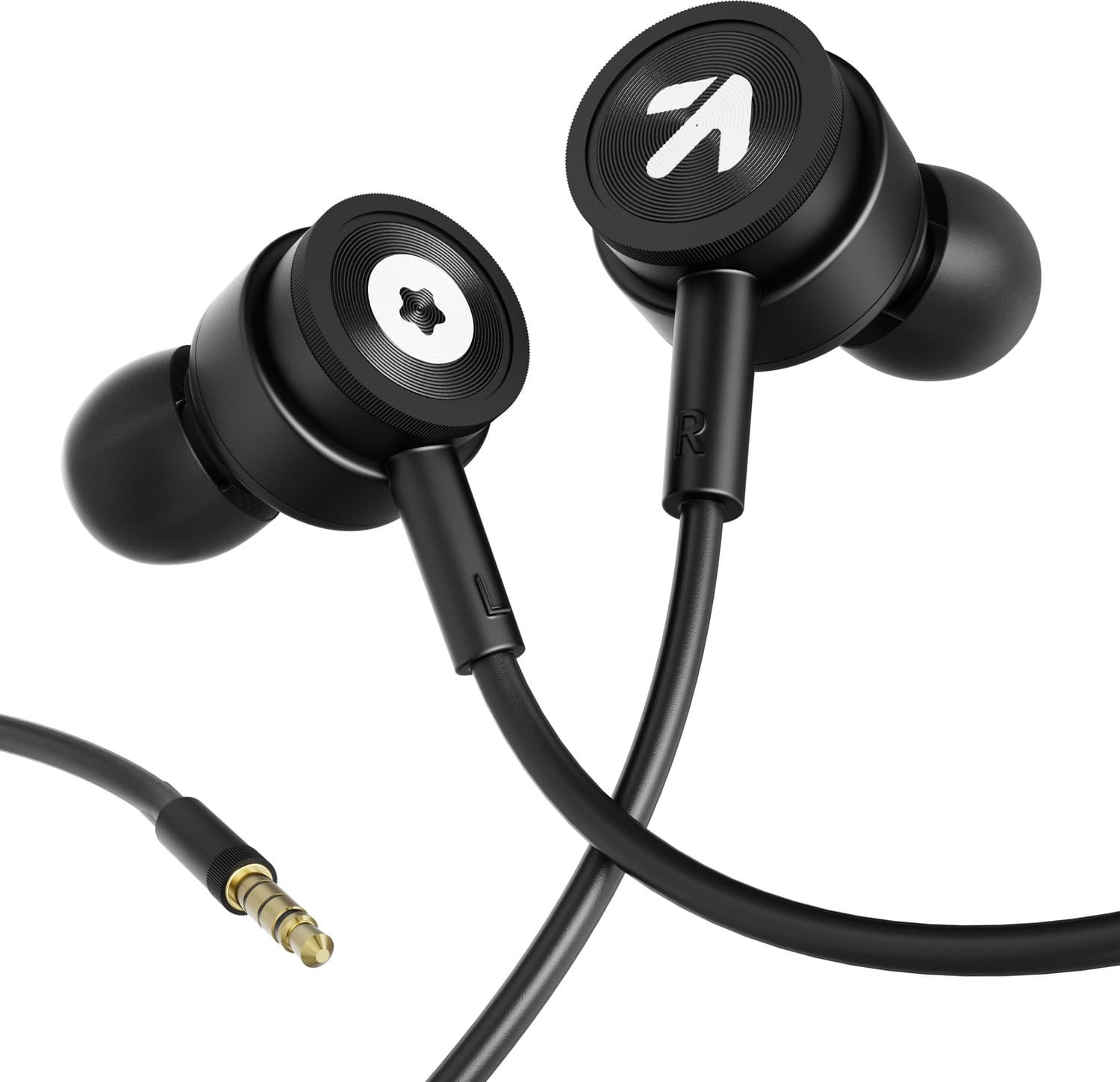 Boult XO with 3.5mm Jack, Extra Bass, 10mm Dynamic Driver, Inline Control, HD Mic,IPX5 Wired