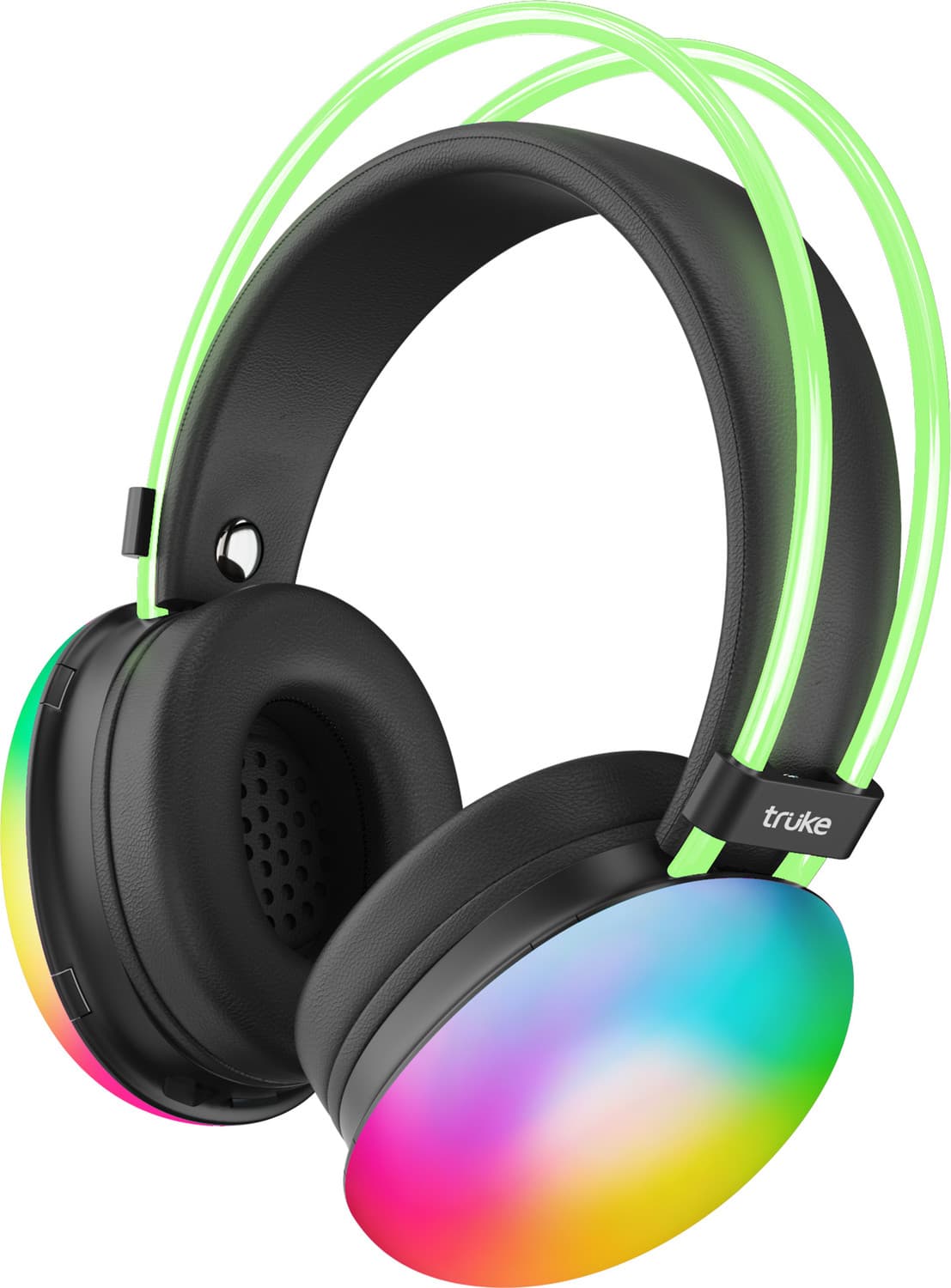 truke BTG Thunder with 40mm Titanium Driver,70H Battery,Detachable Mic,Dual Pairing Bluetooth Gaming