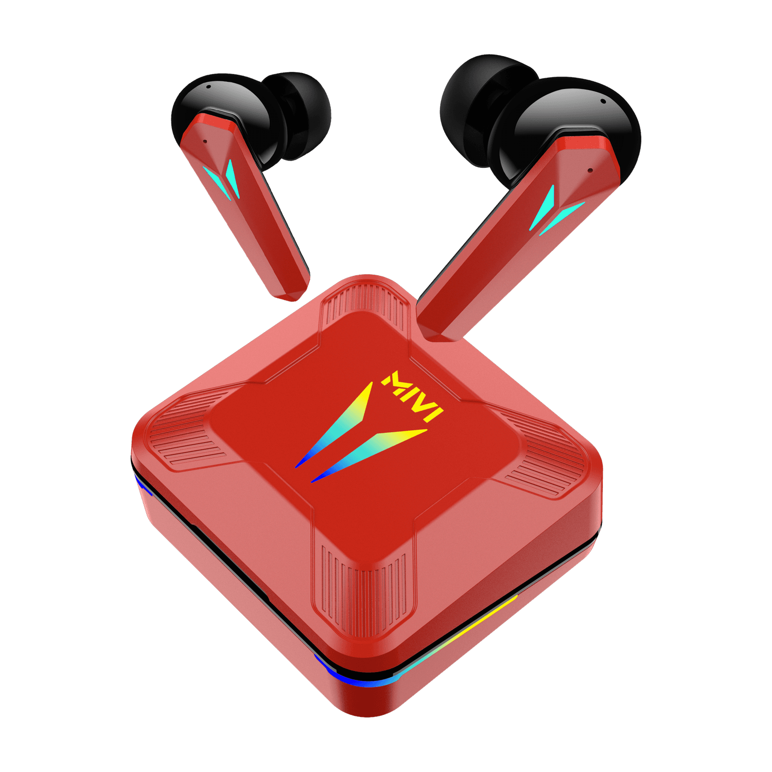 Mivi Commando X9 Earbuds, Dual RGB Lights, 35ms Low Latency Gaming, ENC, 72H Playtime Bluetooth Headset