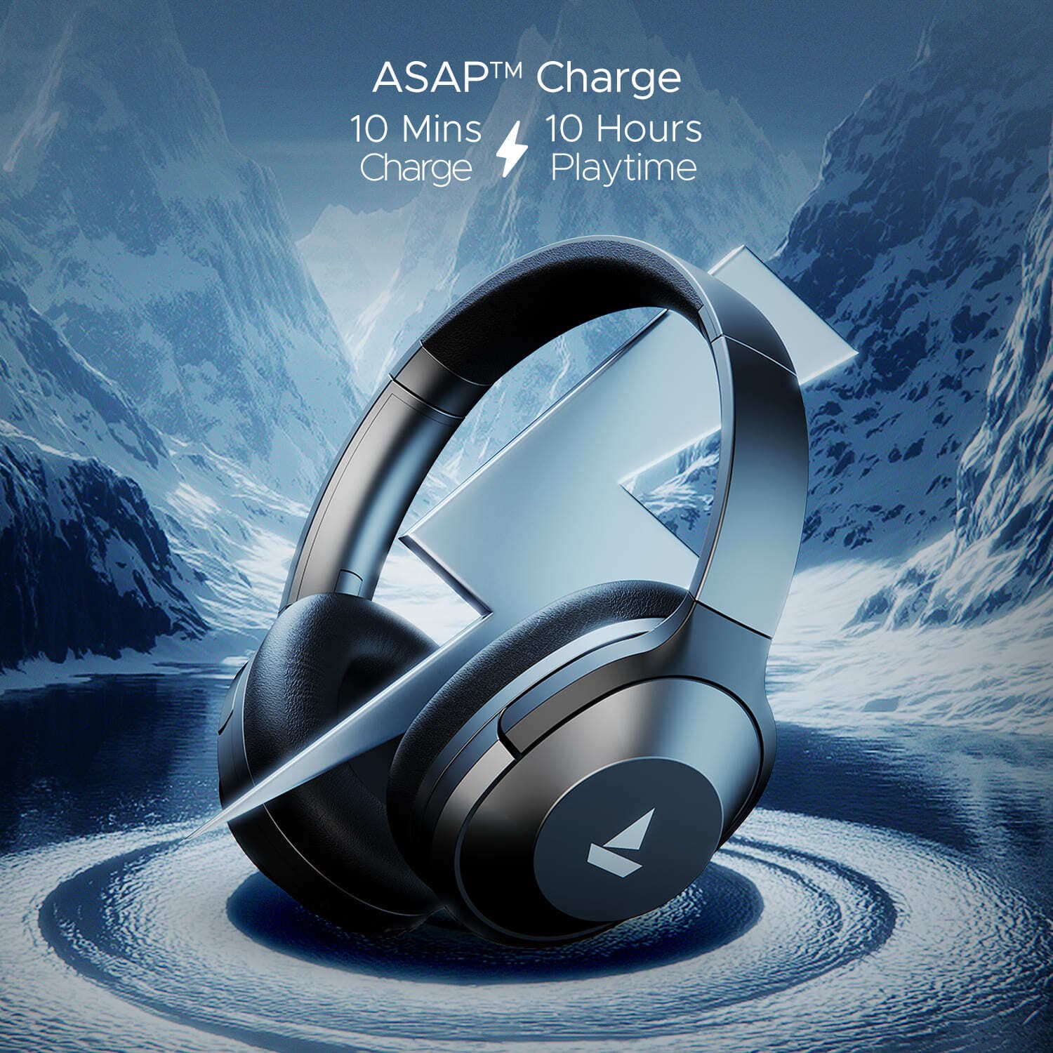 Nirvana 751 ANC Bluetooth Headset (Black, On the Ear)