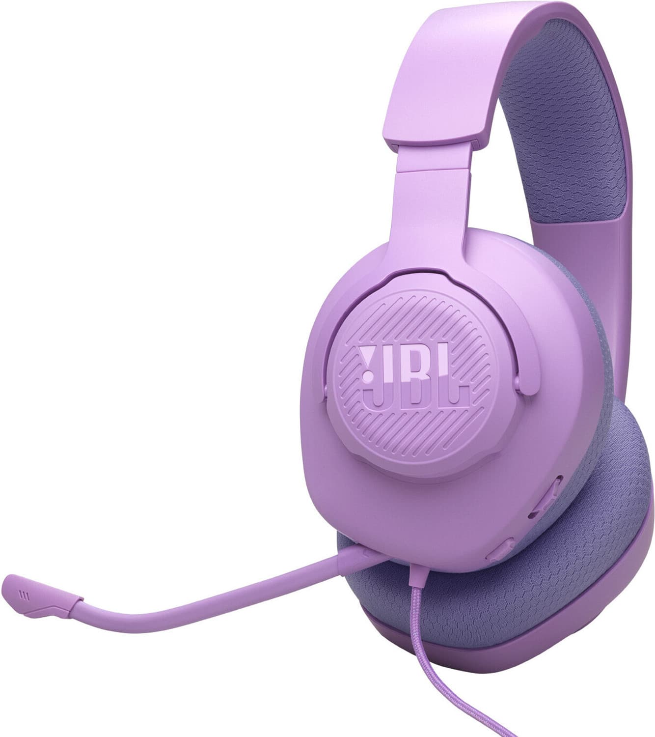 Quantum 100M2 Gaming Wired Headphone with Detachable Mic, 3.5mm Jack Cable Wired Headset (Purple, On the Ear)