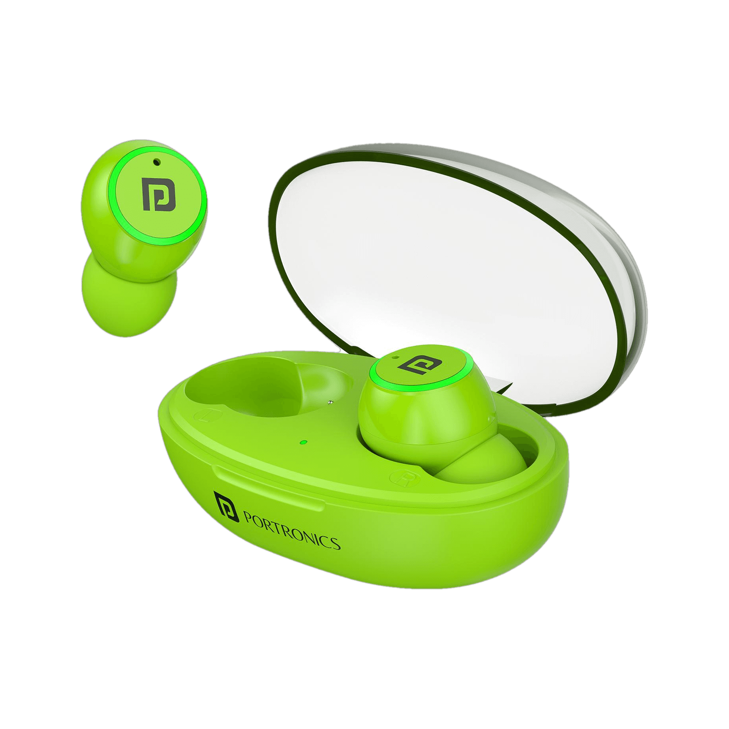 Portronics Harmonics Twins S13 in Ear Earbuds With Mic,24H Playtime,Game/Music Mode,BT5.3v Bluetooth Headset
