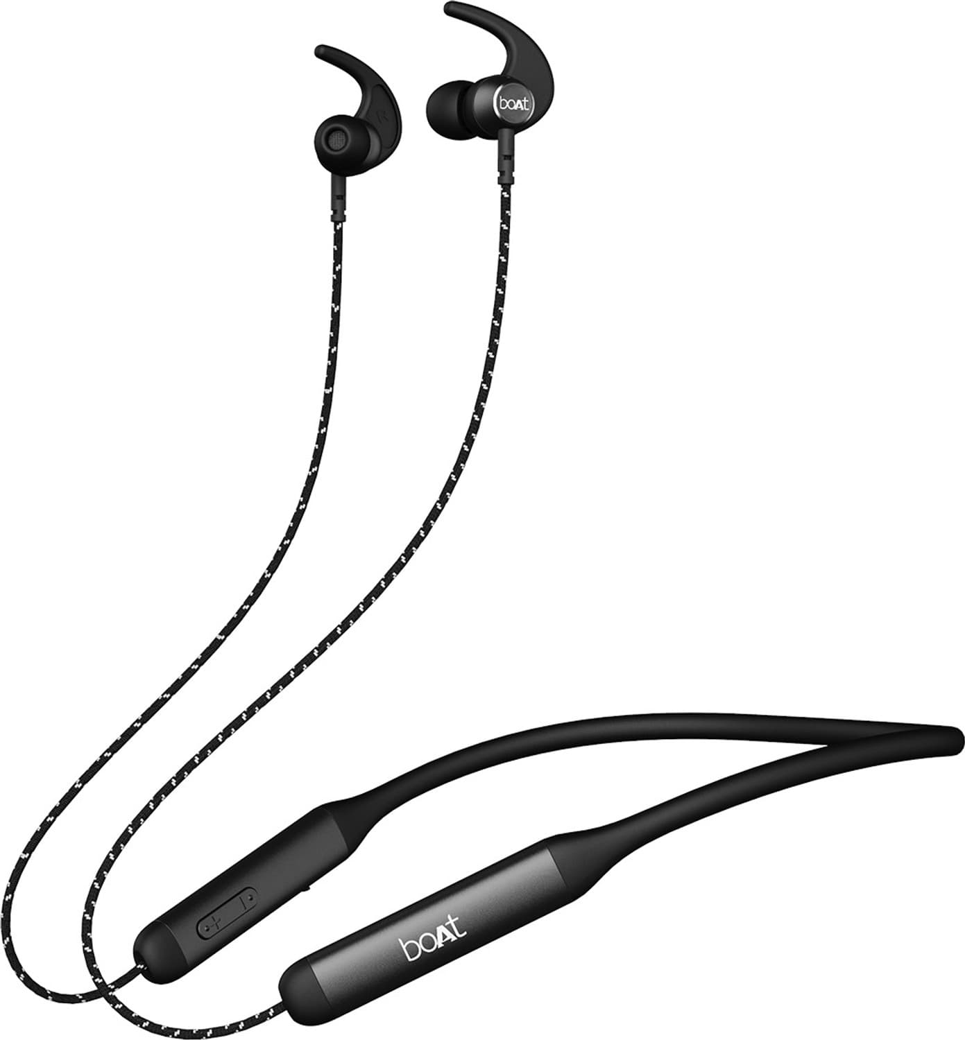 boAt Rockerz 333 Upto 30 Hours Battery Bluetooth Headset (Active Black, In the Ear)