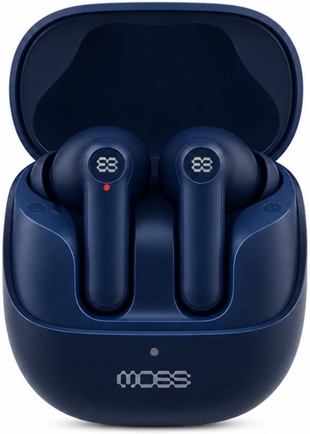 ECHO WHISPER Bluetooth Headset (Blue, In the Ear)