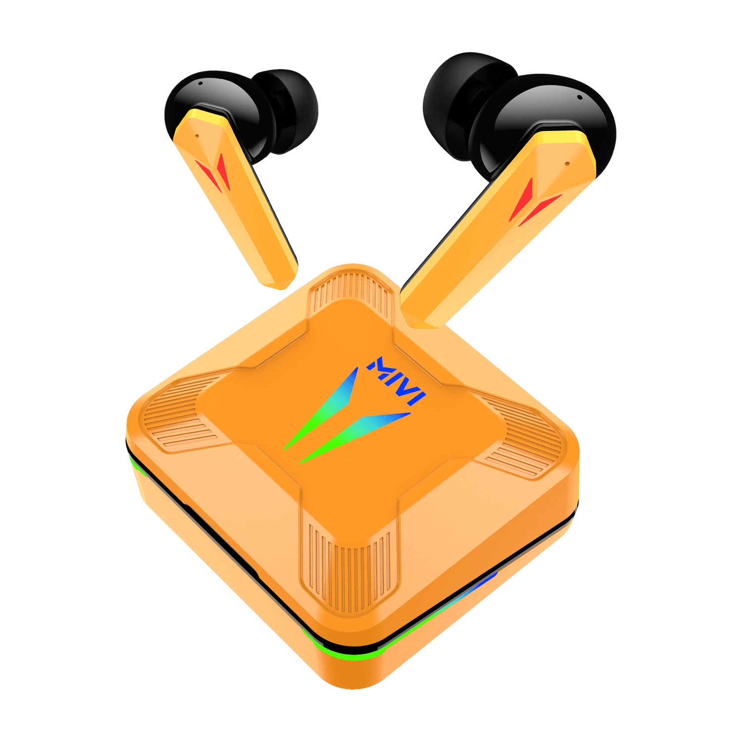 Mivi Commando X9 Earbuds, Dual RGB Lights, 35ms Low Latency Gaming, ENC, 72H Playtime Bluetooth Headset