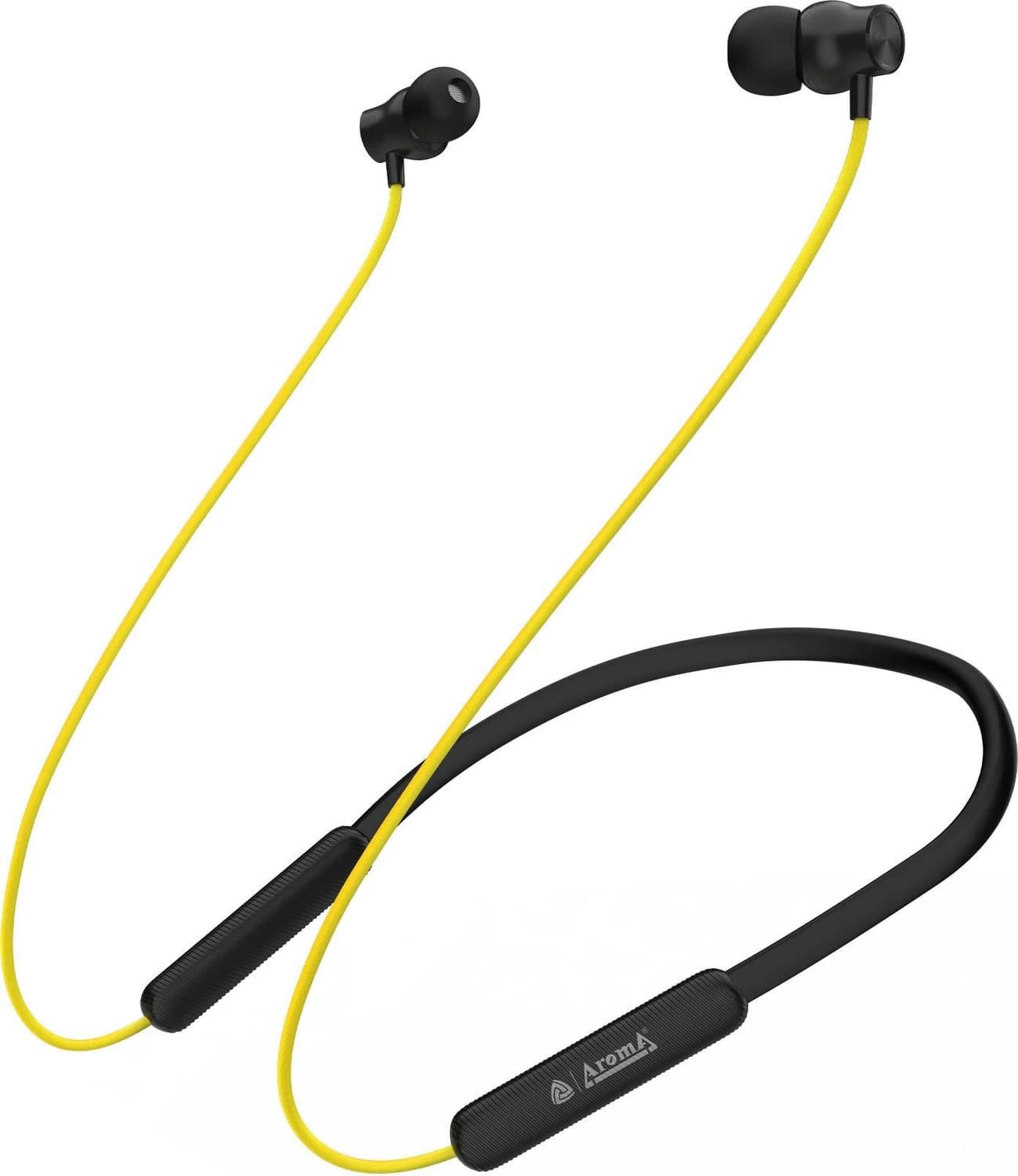 Aroma NB120 Electro Buds Wireless 2 Neo 50Hrs Playtime*Fast Charge+Bass Boost Neckband Bluetooth