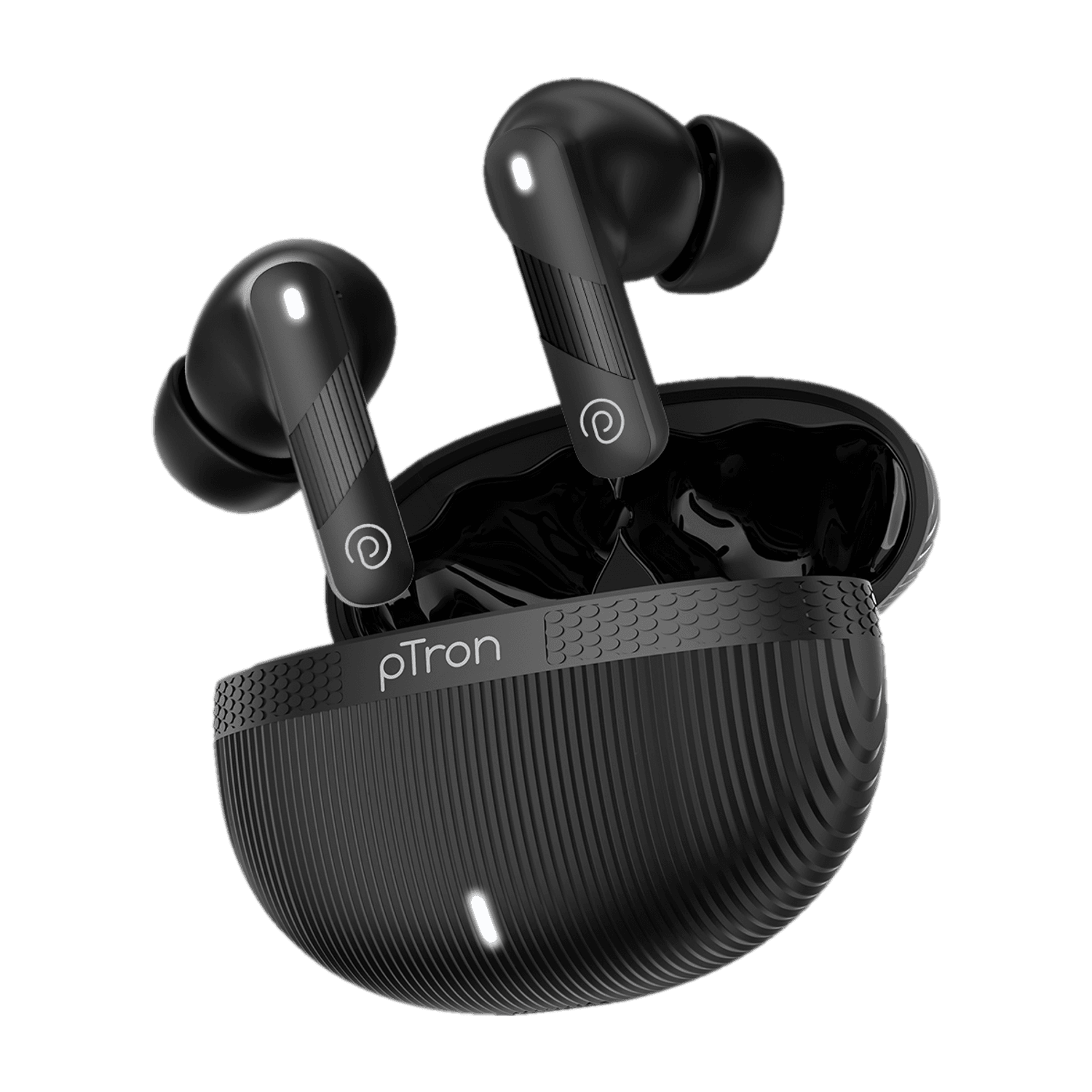 PTron Bassbuds Fury w/ 50Hrs Playtime, Pristine Audio,AI-ENC Clear Calls,Bluetooth 5.4 Bluetooth