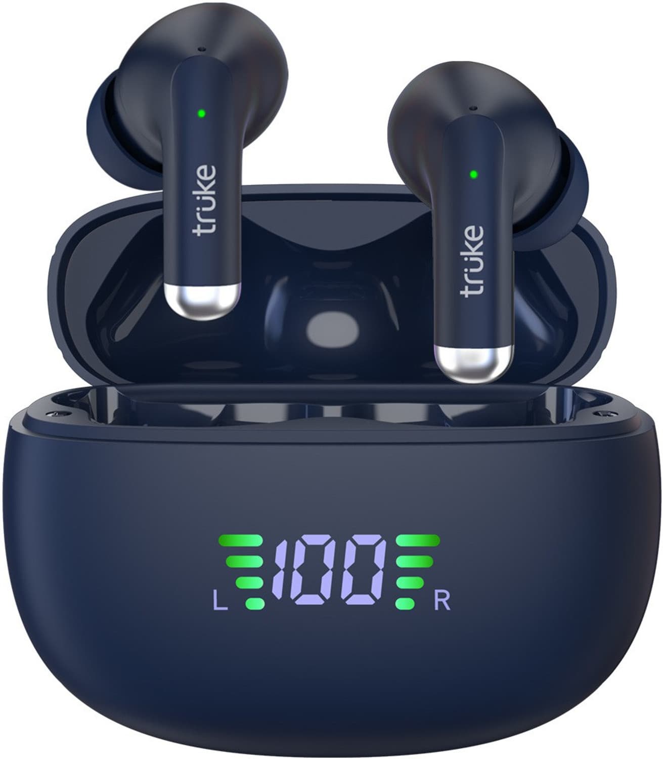 truke Buds Pro with ANC, 48H Playtime, Quad-Mic ENC, 12.4mm Speaker Bluetooth Headset