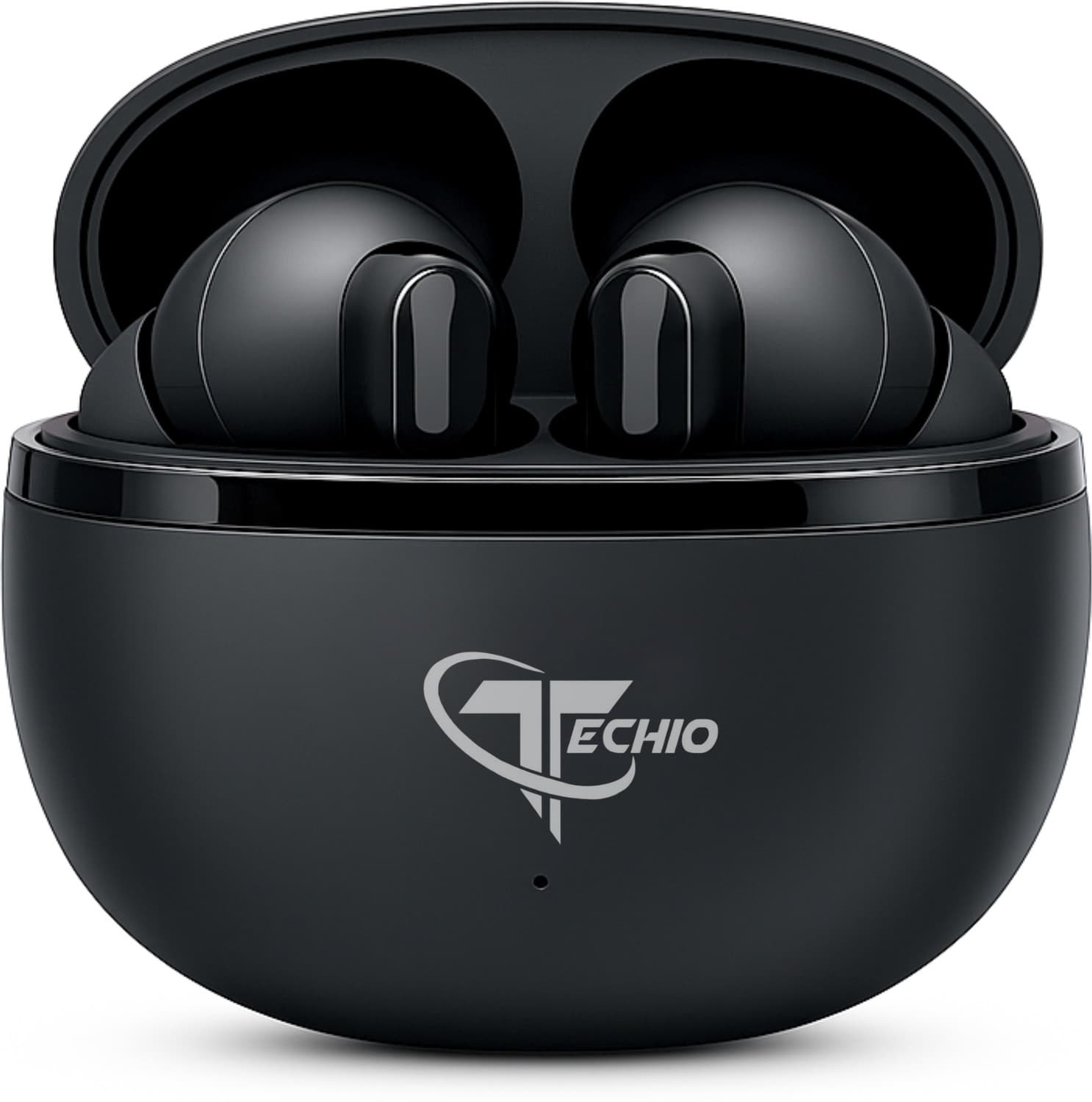 Techio Nirvana ION Bluetooth 5.3 Earbuds C7 with 3D Sound Quality, Bluetooth