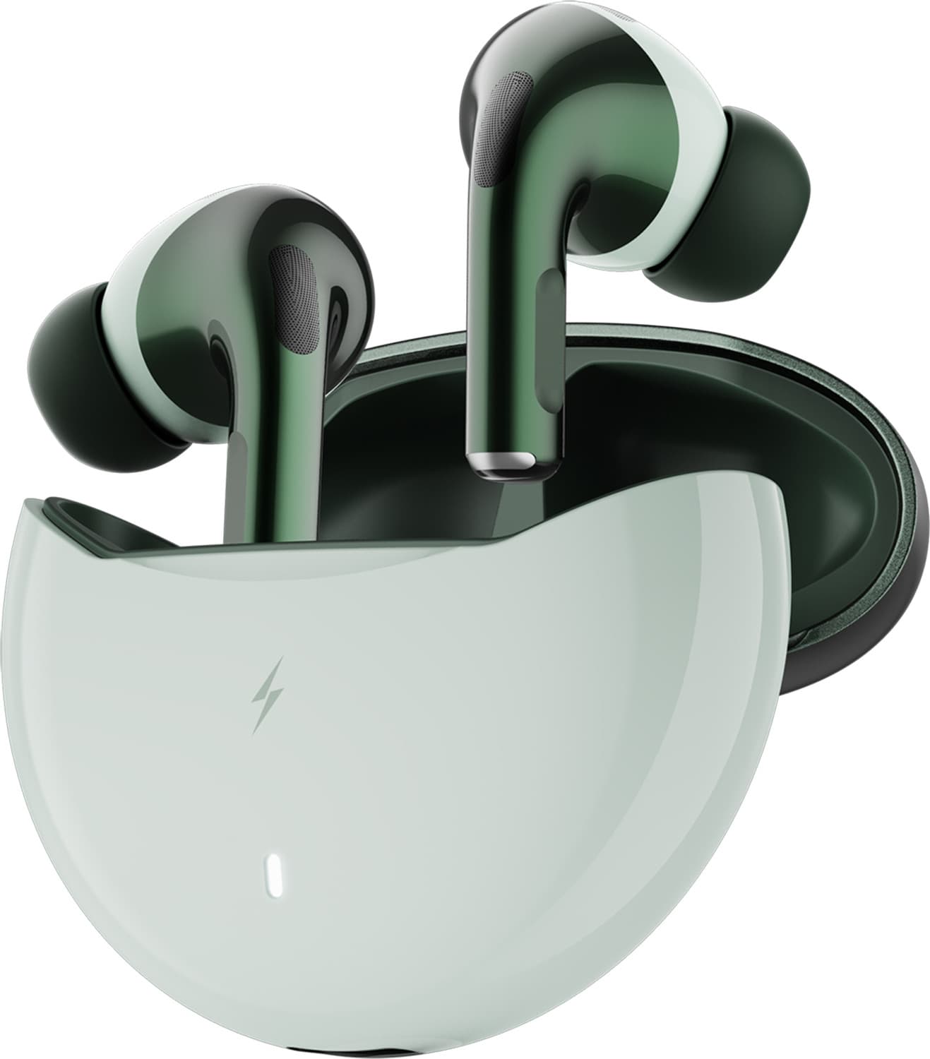 Aero Pro TWS Earbuds, Custom EQ Profiles, 50H Battery, Quad Mic ENC, BT 5.4 Bluetooth Headset (Sage, True Wireless)