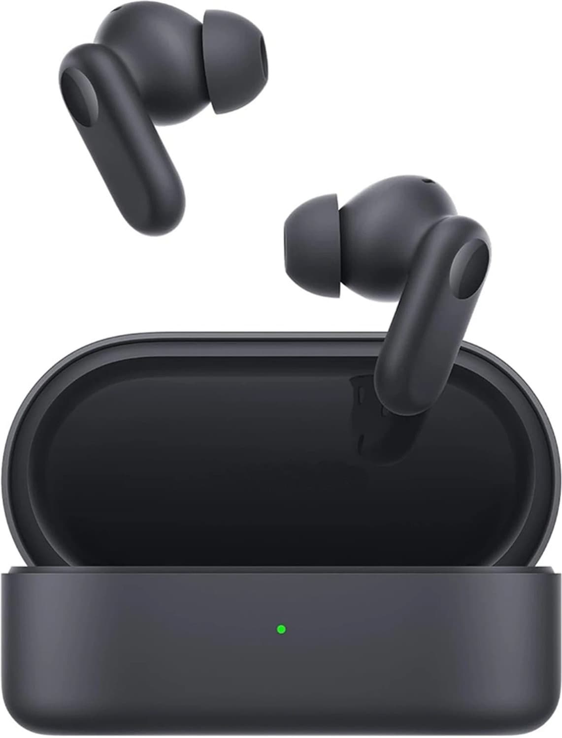Nord 2r Buds in Earbuds Dual Mic & AI Crystal Clear Call, 12.4m Drivers Headset Bluetooth Headset (Black, True Wireless)