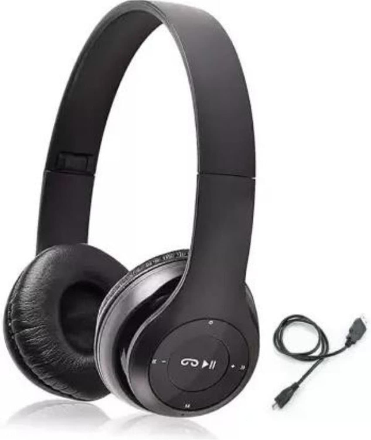 icall 2024 P47 Wireless Portable Gaming Headphone Microphone Stereo Card Support Bluetooth & Wired Headset