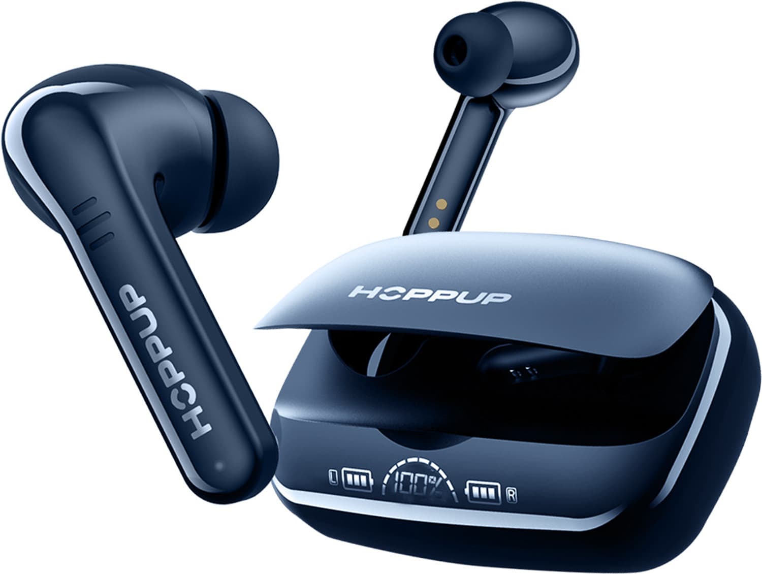 HOPPUP AirDoze Grand Pro with Power Bank Function, 200 Hrs Playtime, ENC & Gaming Mode Bluetooth Headset