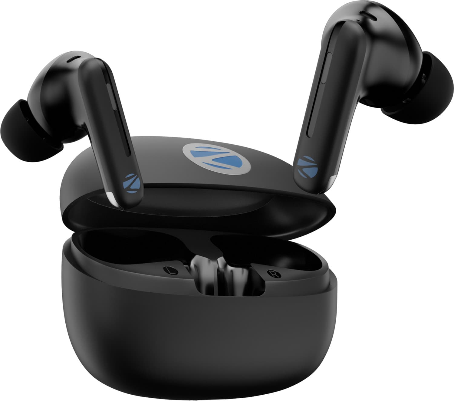Zeb-Monk Pro (Black) Bluetooth Headset (Black, True Wireless)