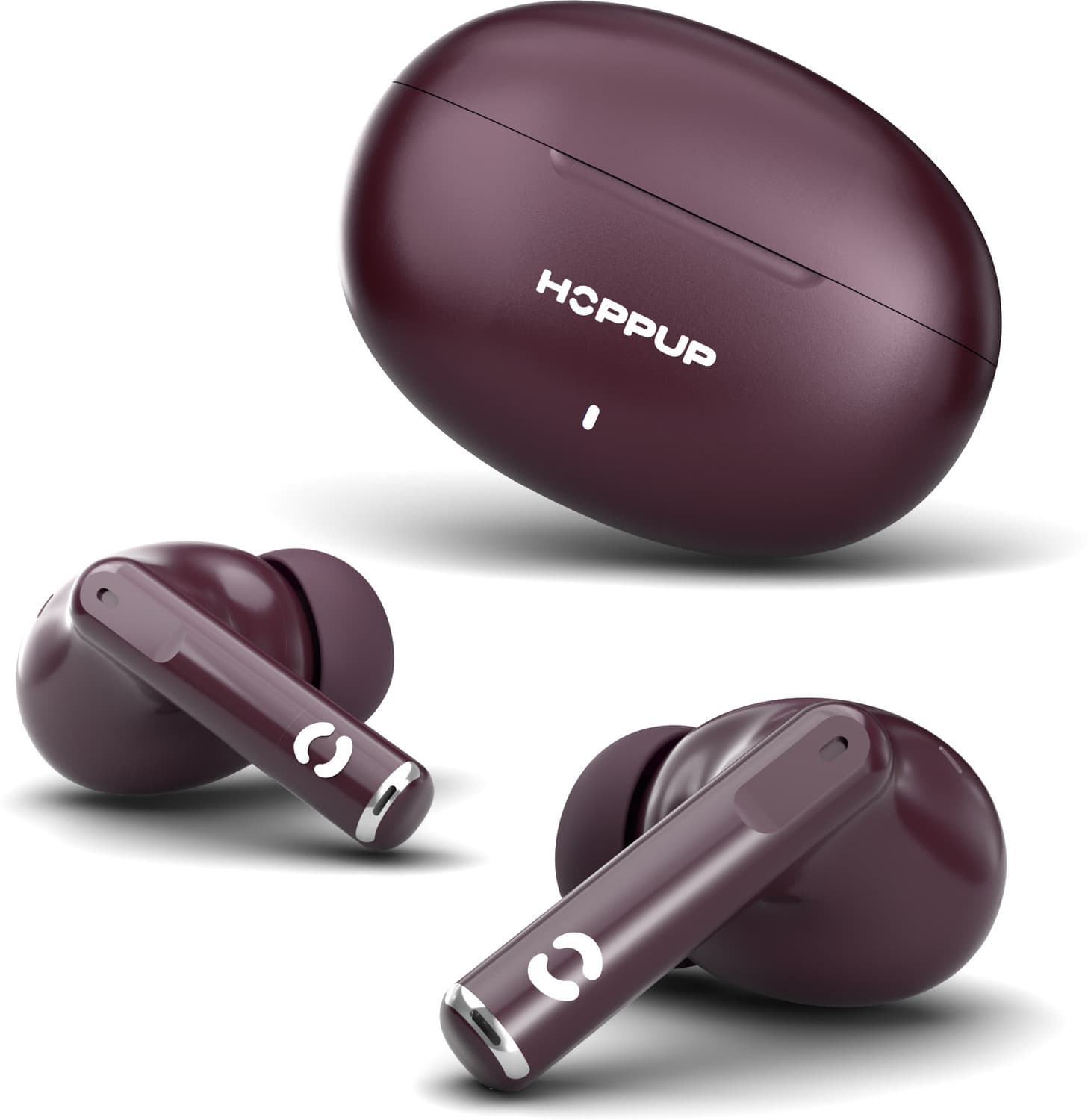 HOPPUP AirDoze S40 Earbuds with 13MM Drivers, 40H Playtime, Rage Mode,ENC & Type-C Bluetooth Headset